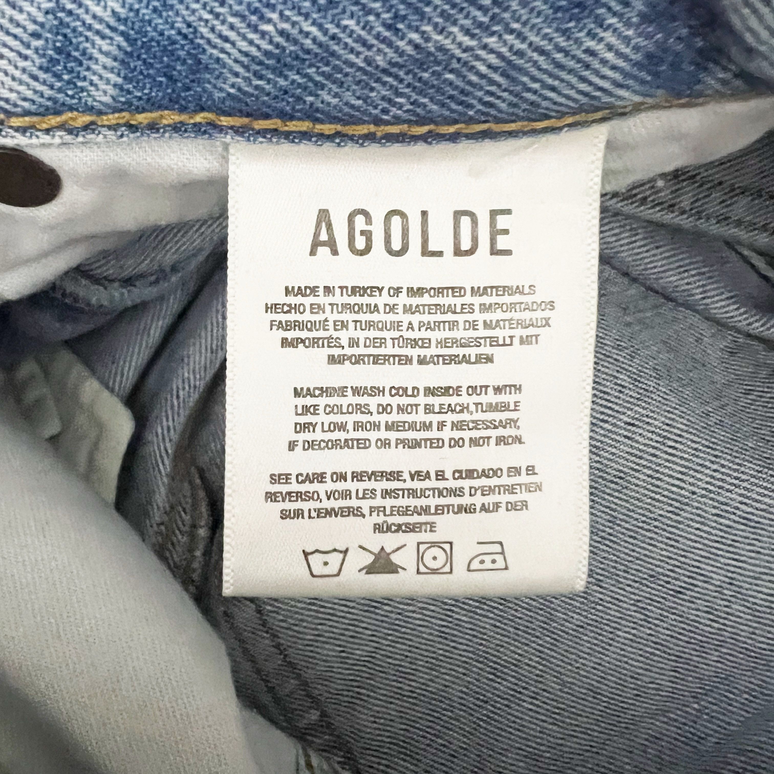 Agolde Agolde Women's 90'S Pinch Waist High Rise Size 24" / US 00 / IT 34 - 3 Thumbnail