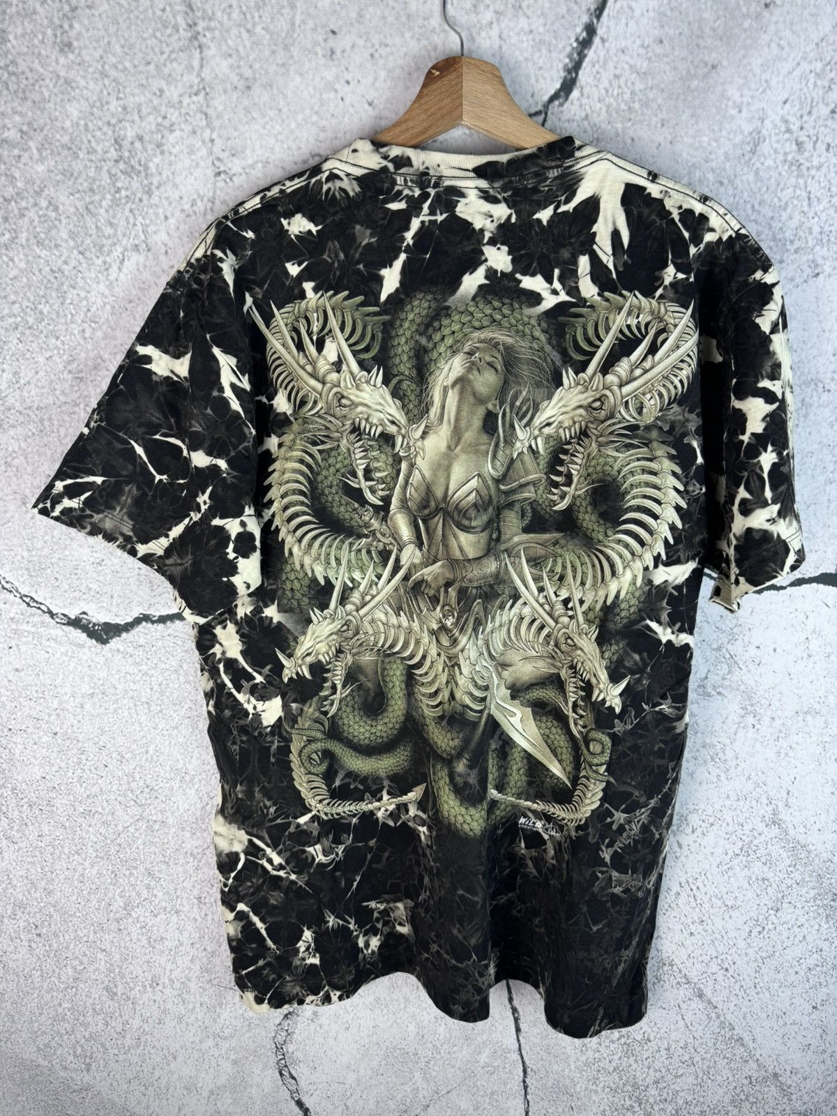 Japanese Brand Vintage Y2K Grunge Affliction Style T-Shirt Size US L / EU 52-54 / 3 - 2 Thumbnail