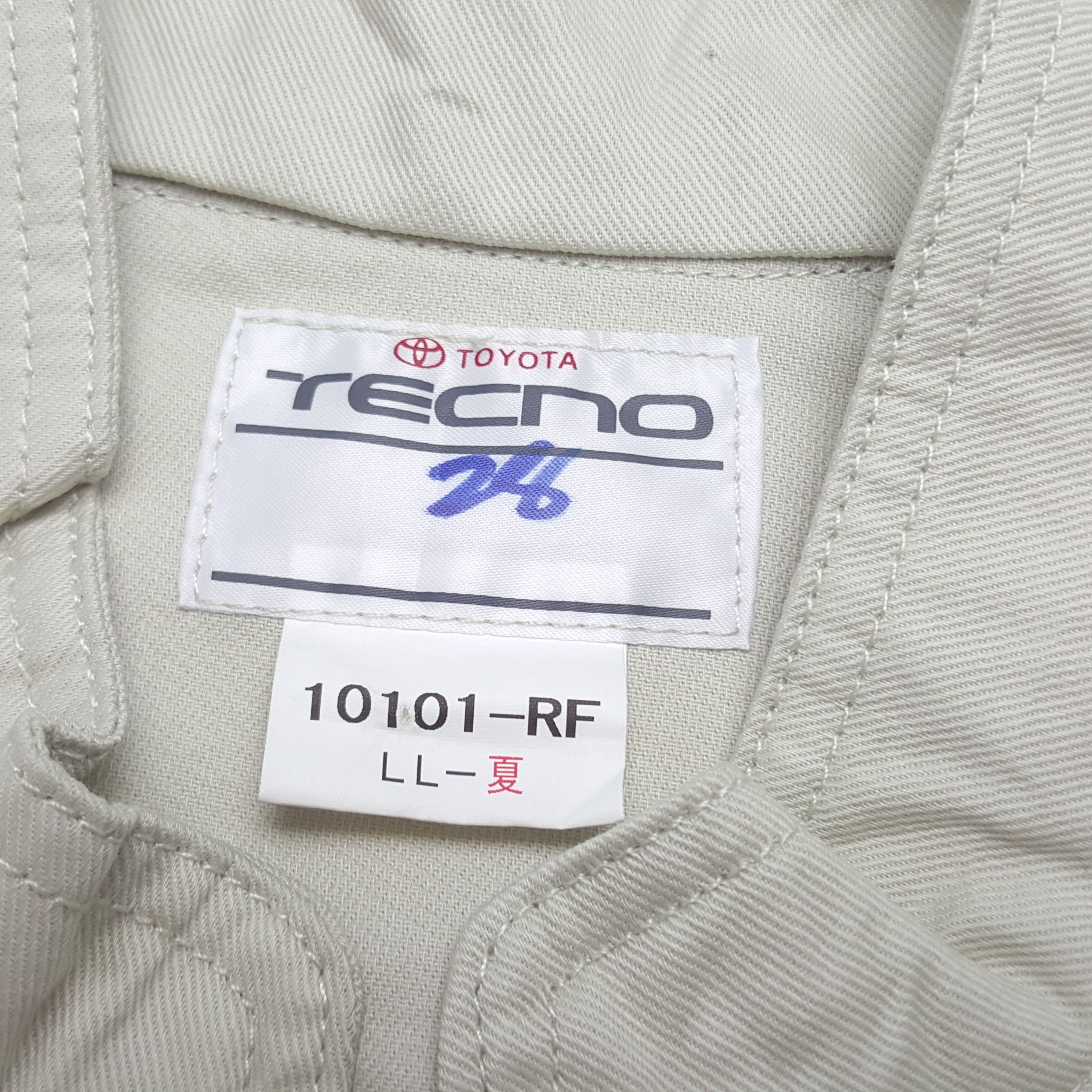 Japanese Brand × Vintage Vintage Tecno Toyota Japanese Brand Coverall Jacket Size US M / EU 48-50 / 2 - 10 Thumbnail
