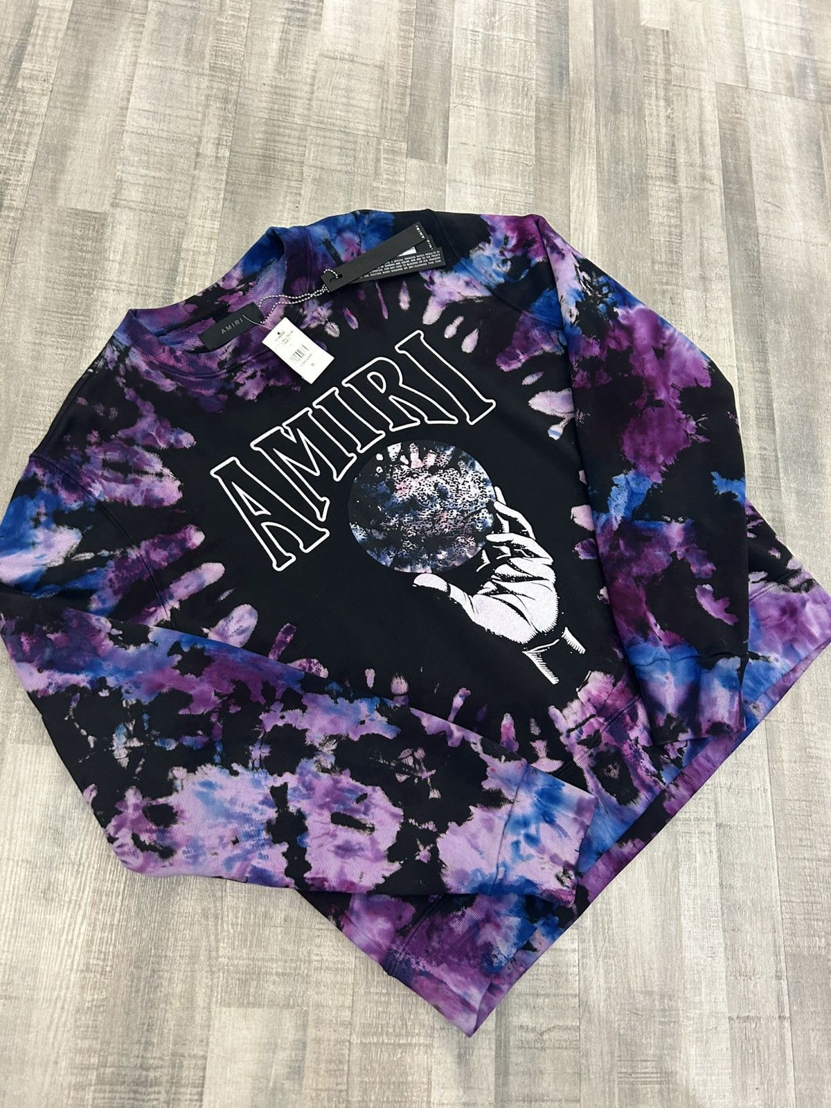 Amiri Amiri Crystal Ball Tie Dye Crewneck Sweatshirt Size US M / EU 48-50 / 2 - 2 Thumbnail