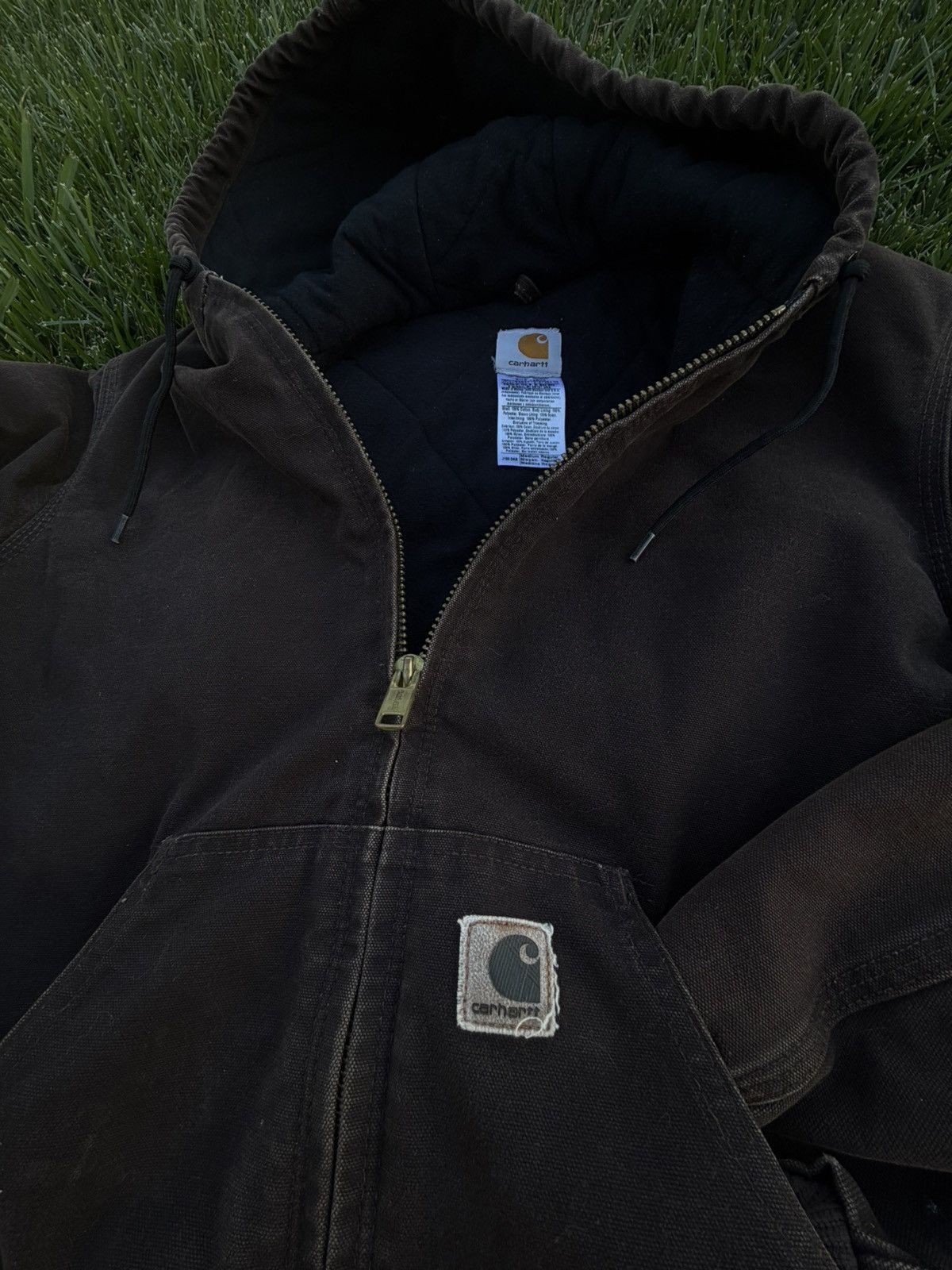 Carhartt Vintage Carhartt Brown Work Jacket Size US M / EU 48-50 / 2 - 2 Thumbnail