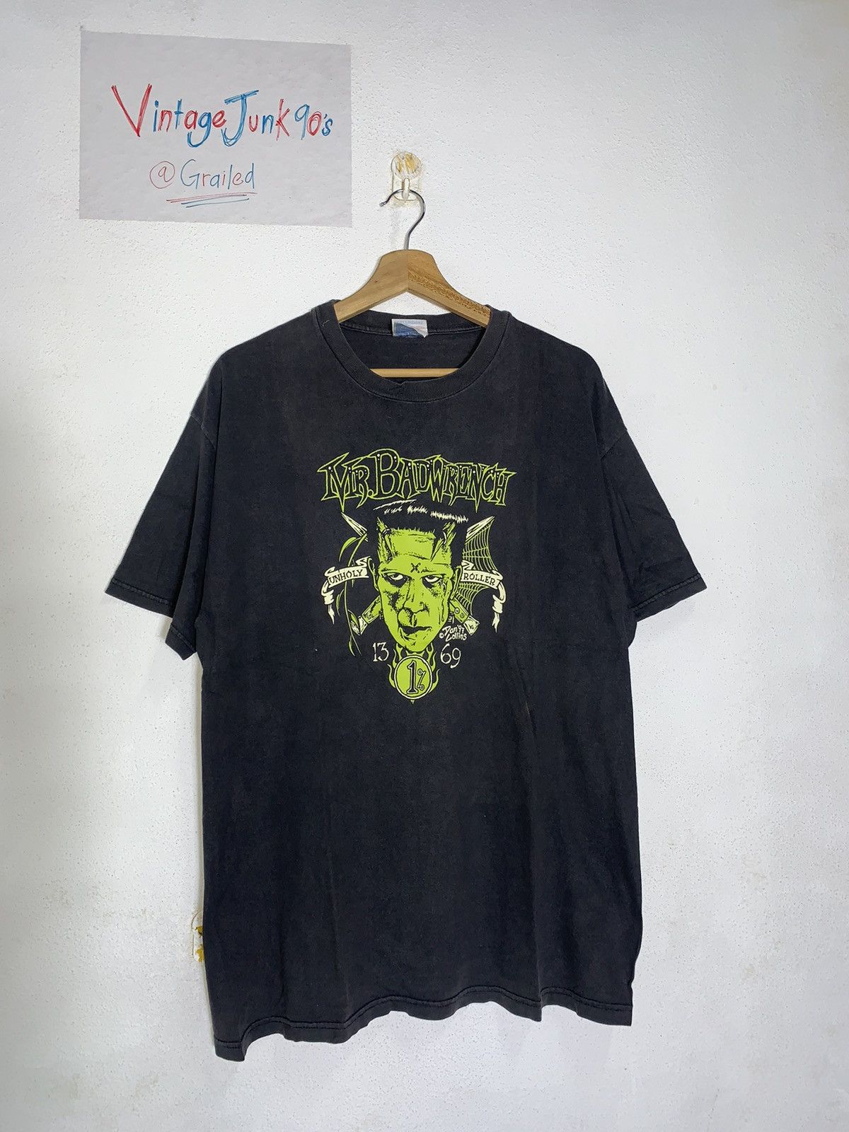 Vintage RARE!!!Vintage MR.BADWRENCH BAND T-shirt Size US M / EU 48-50 / 2 - 1 Thumbnail