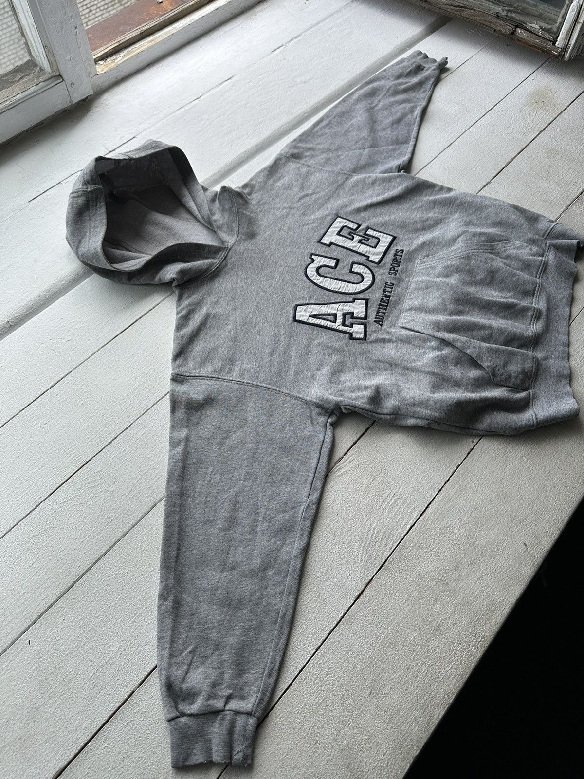 Other 🚨CRAZY ACE AUTHENTIC SPORTS DISTRESSED BIG LOGO Size US XS / EU 42 / 0 - 2 Thumbnail