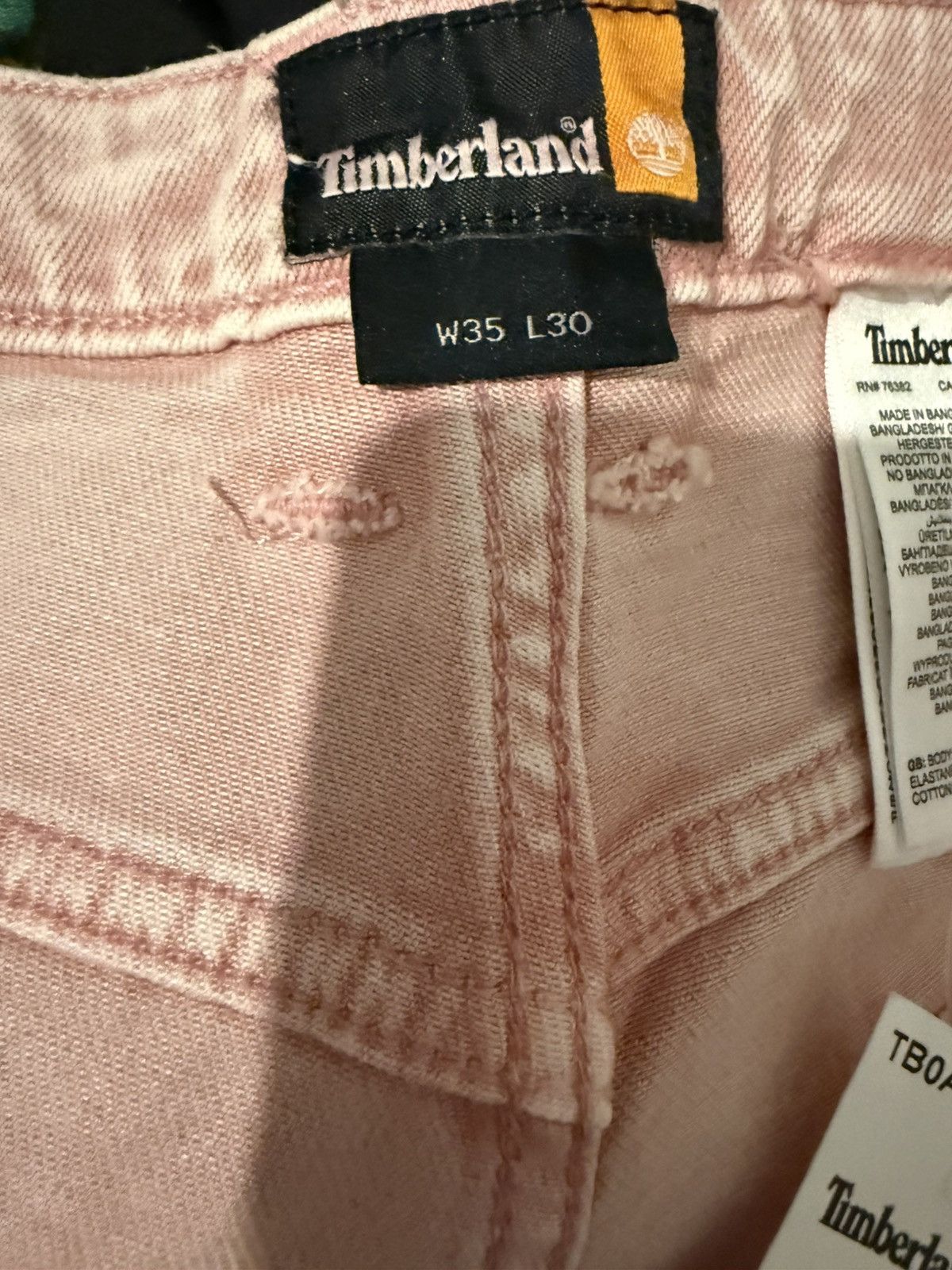 Timberland Timberland Wide Leg Fit Pants – Pink – W35 L30 –New with Tag Size 35" - 6 Thumbnail