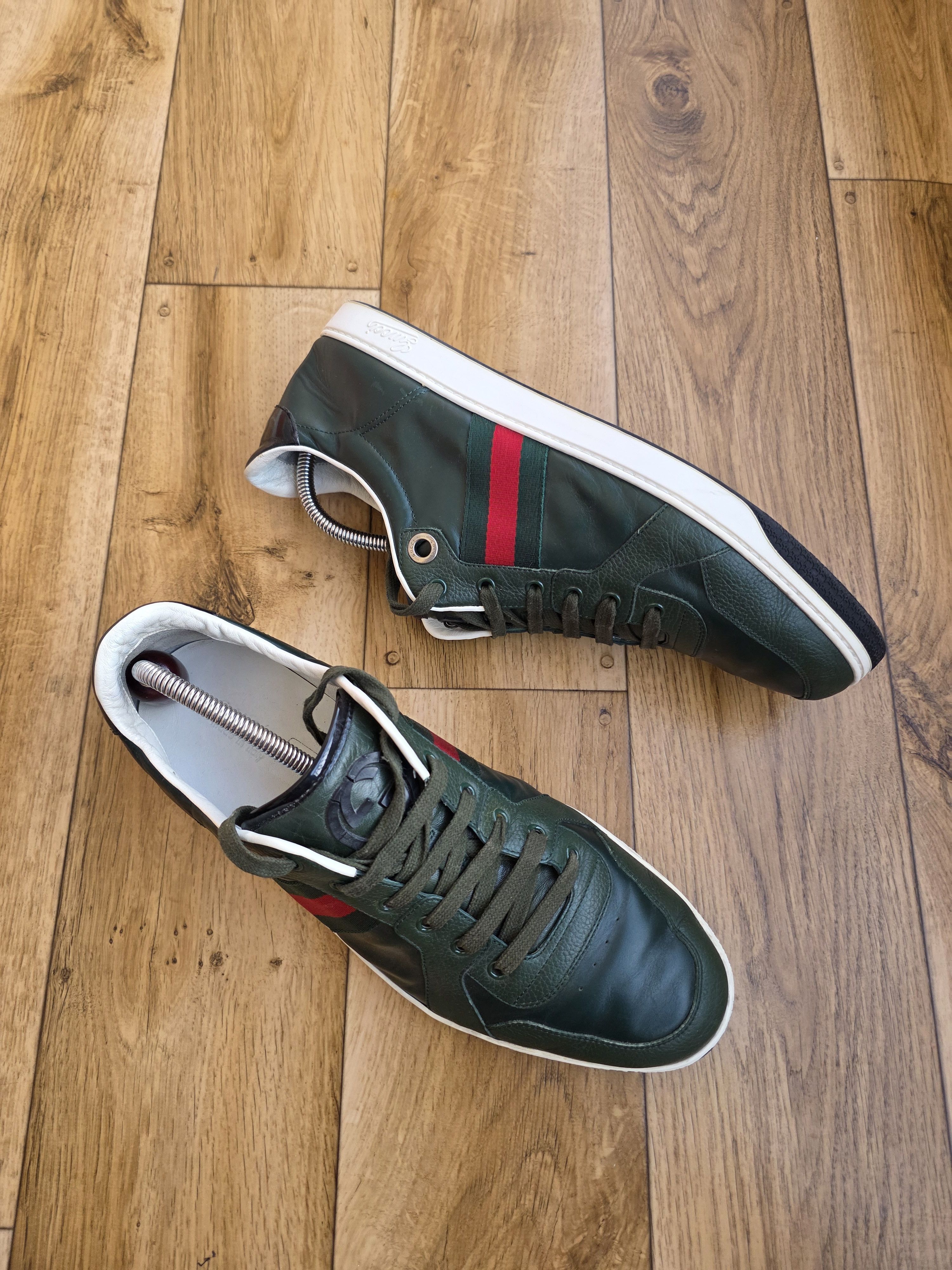 Gucci Gucci Web Low Top Sneakers Size US 14 / EU 47 - 6 Thumbnail