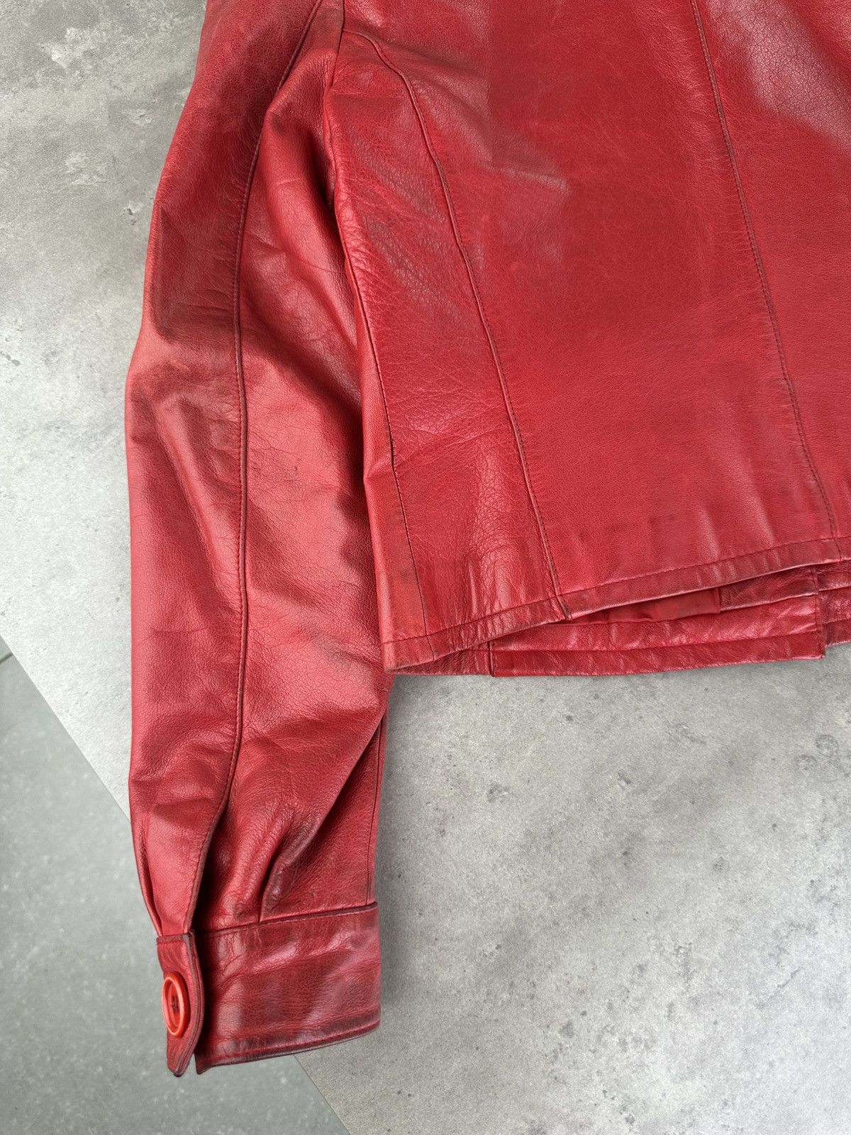 Japanese Brand Vintage Leather Jacket Size S / US 4 / IT 40 - 15 Thumbnail