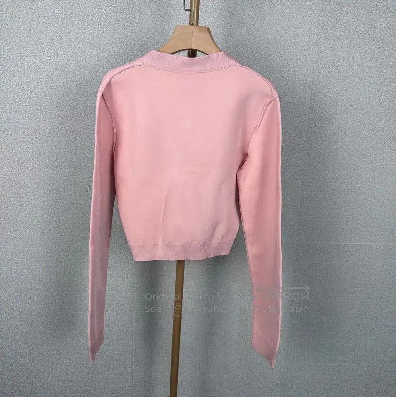Fendi Fendi Pink Recycled Fiber Women's Cardigan . Size XXL / US 16-18 / IT 52-54 - 2 Thumbnail