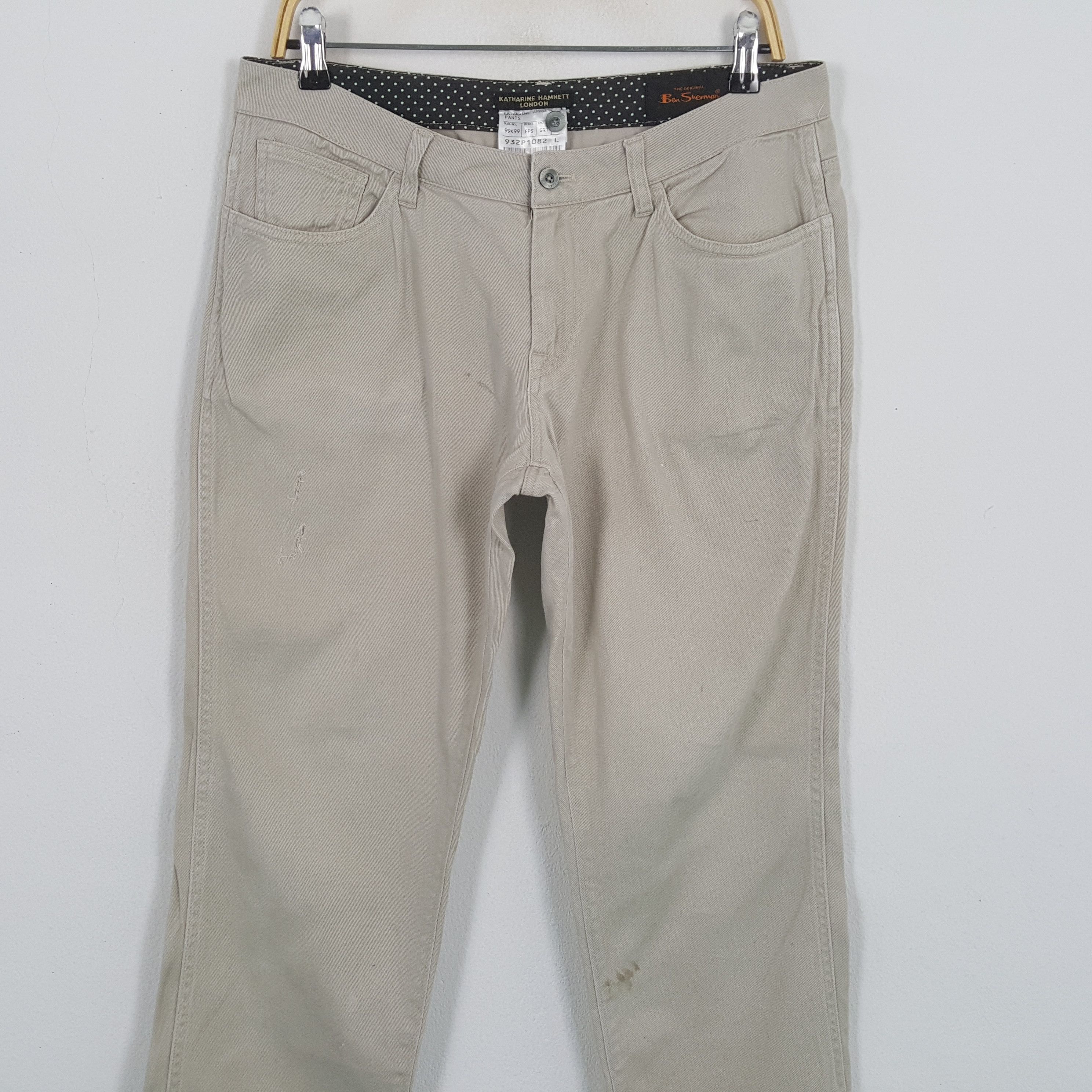 Ben Sherman × Katharine Hamnett London × Vintage Vintage KATHARINE HAMNET LONDON Ben Sherman Pants Size US 32 / EU 48 - 2 Thumbnail