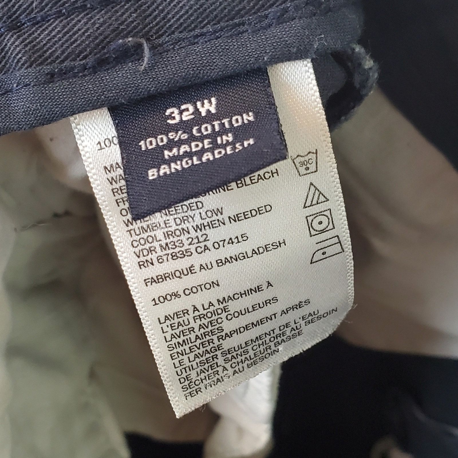 Nautica Nautica Dark Navy Blue Cotton Shorts ~ Outdoors Casual Yard Size US 32 / EU 48 - 4 Thumbnail