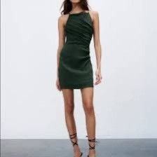 Zara Zara Square Neck Strappy Mini Dress XS Size XS / US 0-2 / IT 36-38 - 7 Thumbnail