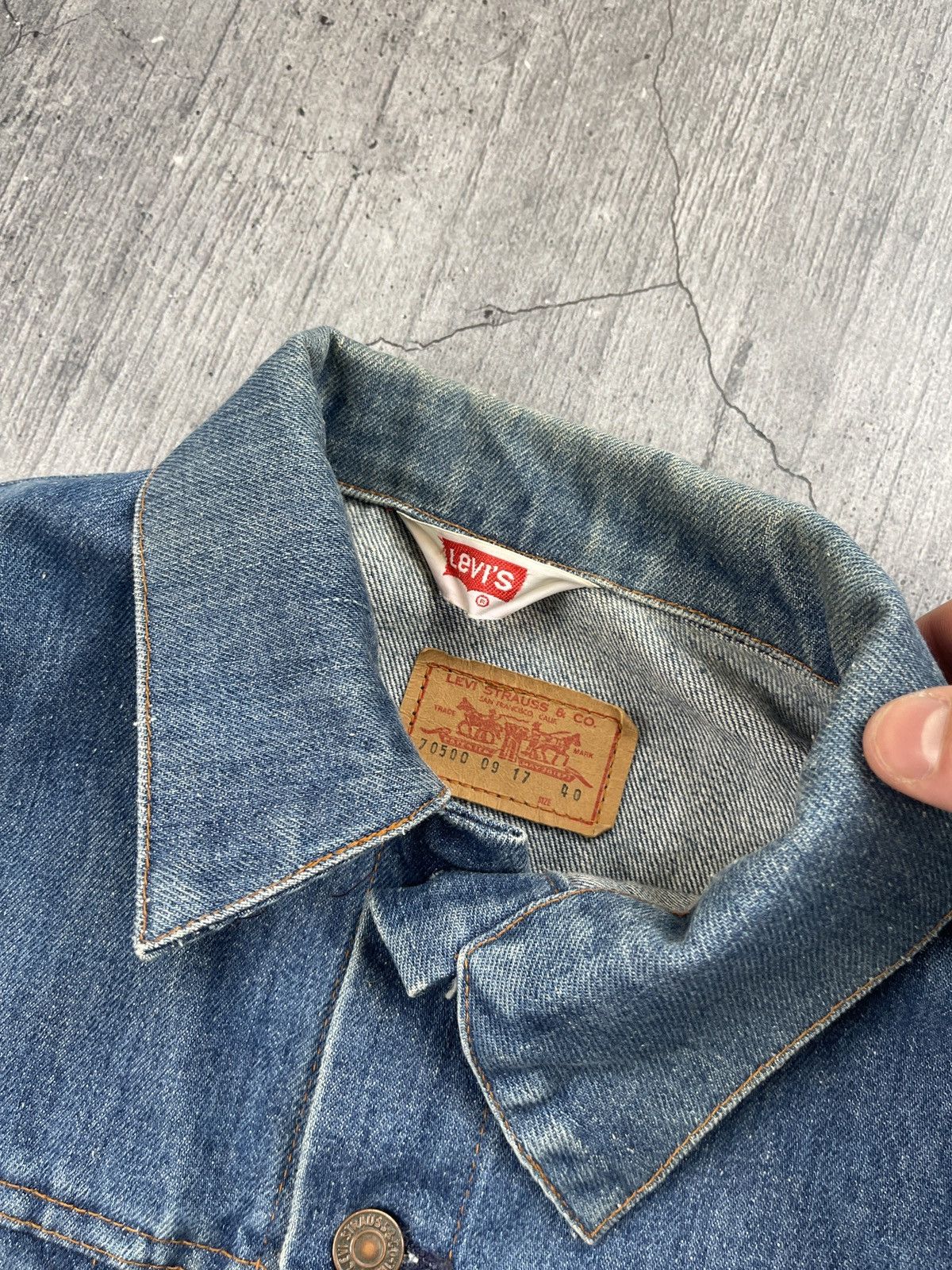 Levi's × Levi's Vintage Clothing × Vintage Vintage Levi’s Navy Denim Jacket Jeans Blazer Size S Size S / US 4 / IT 40 - 7 Thumbnail