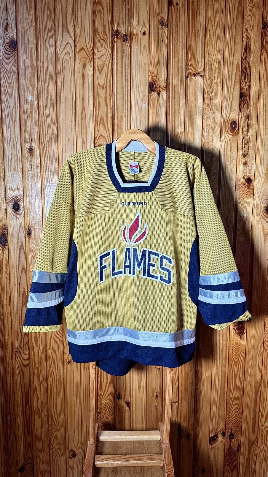MLB × NHL Guildford Flames EIHL Hockey Jersey Size US M / EU 48-50 / 2 - 1 Thumbnail