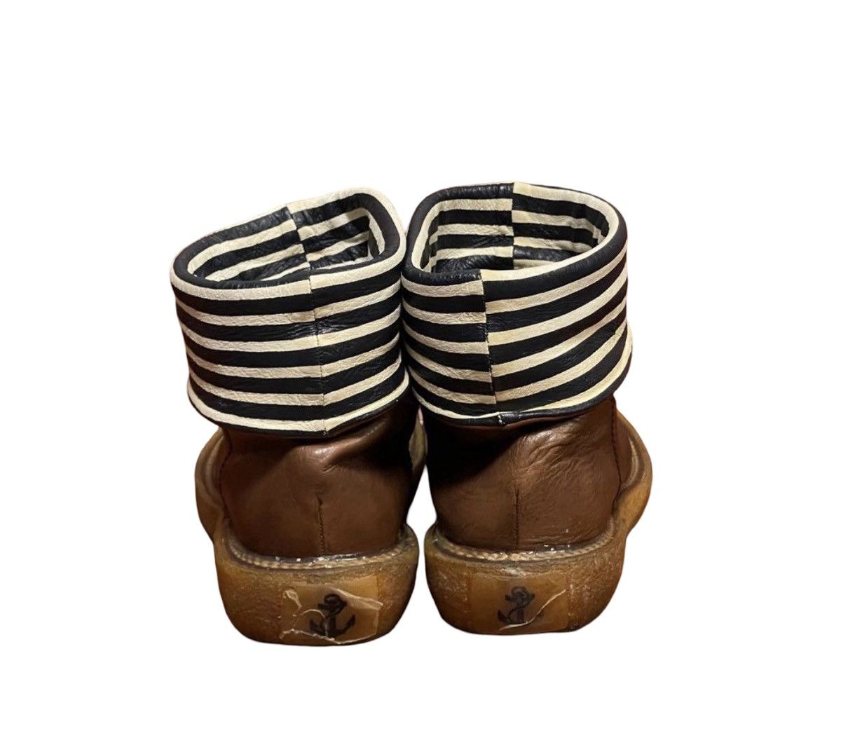 Kapital KAPITAL Leather Wrinkle Popeye Boots Size US 10 / EU 43 - 3 Thumbnail