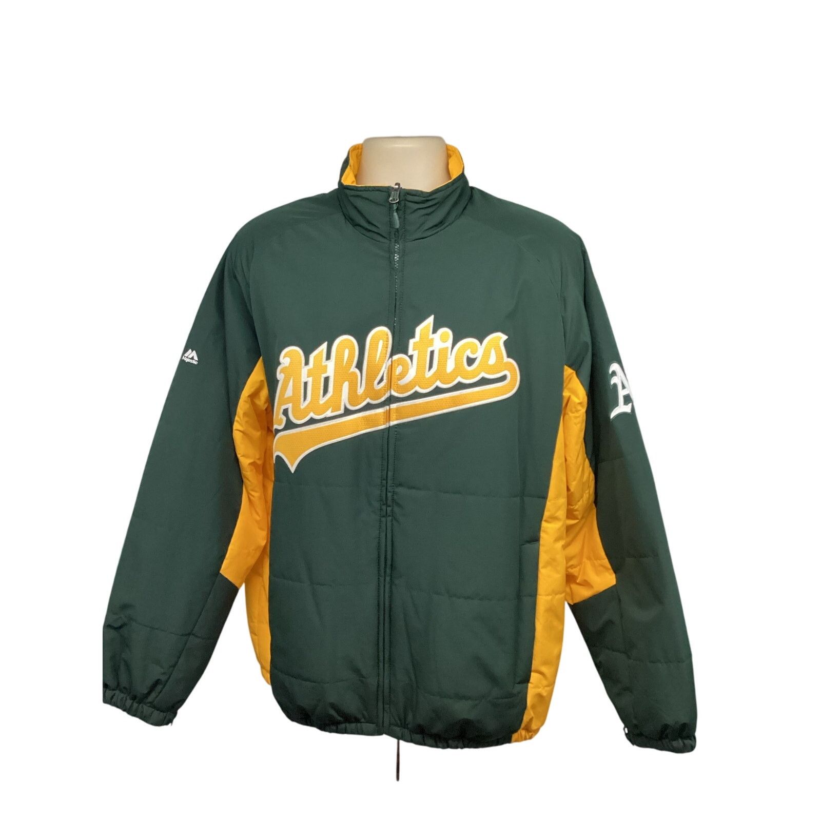 Majestic Majestic Oakland Athletics Quilted Starter Warm Up Jacket L Size US L / EU 52-54 / 3 - 1 Thumbnail