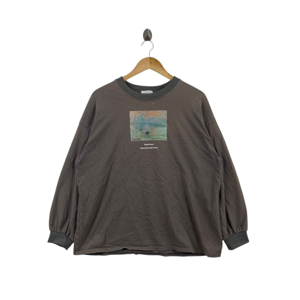Claude Montana Vintage CLAUDE MONET IMPRESSION Sunrise Sun Faded Tee Shirt Size XL / US 12-14 / IT 48-50 - 1 Thumbnail