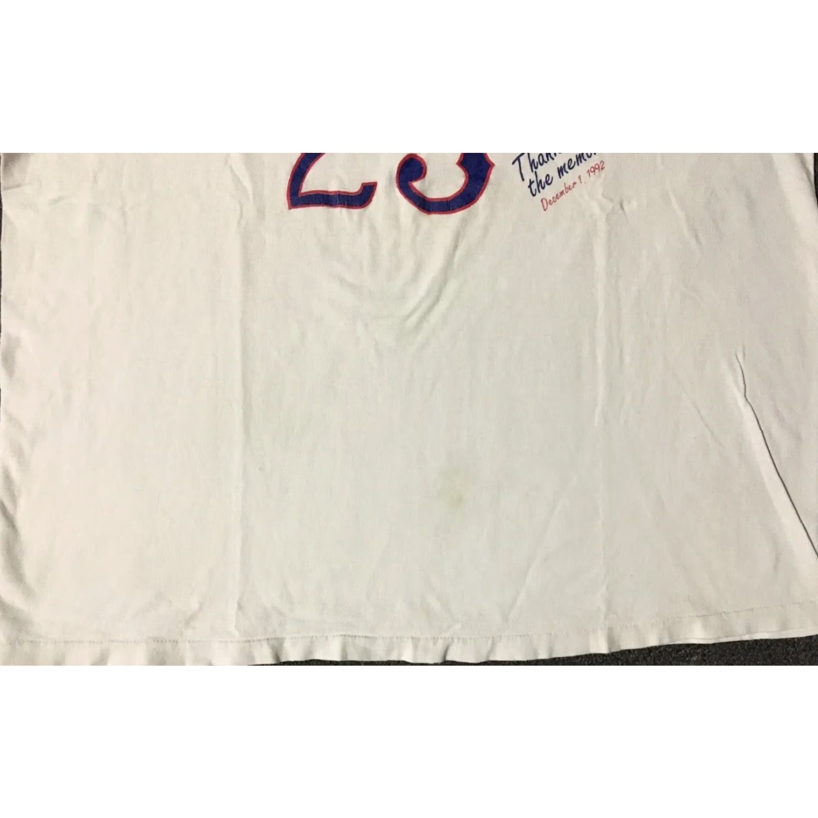 Thrasher VINTAGE Kansas #25 Thrashed Faded Shirt M 90s College White Graphic Tee Mens 90s Grunge University USA Size US M / EU 48-50 / 2 - 5 Thumbnail