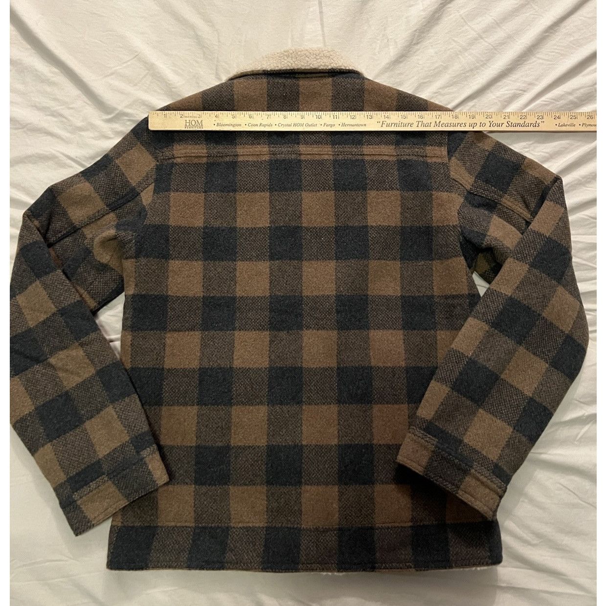 Other The Normal Brand Sherpa Jacket Size Small In Brown & Gray Ch Size US S / EU 44-46 / 1 - 6 Thumbnail