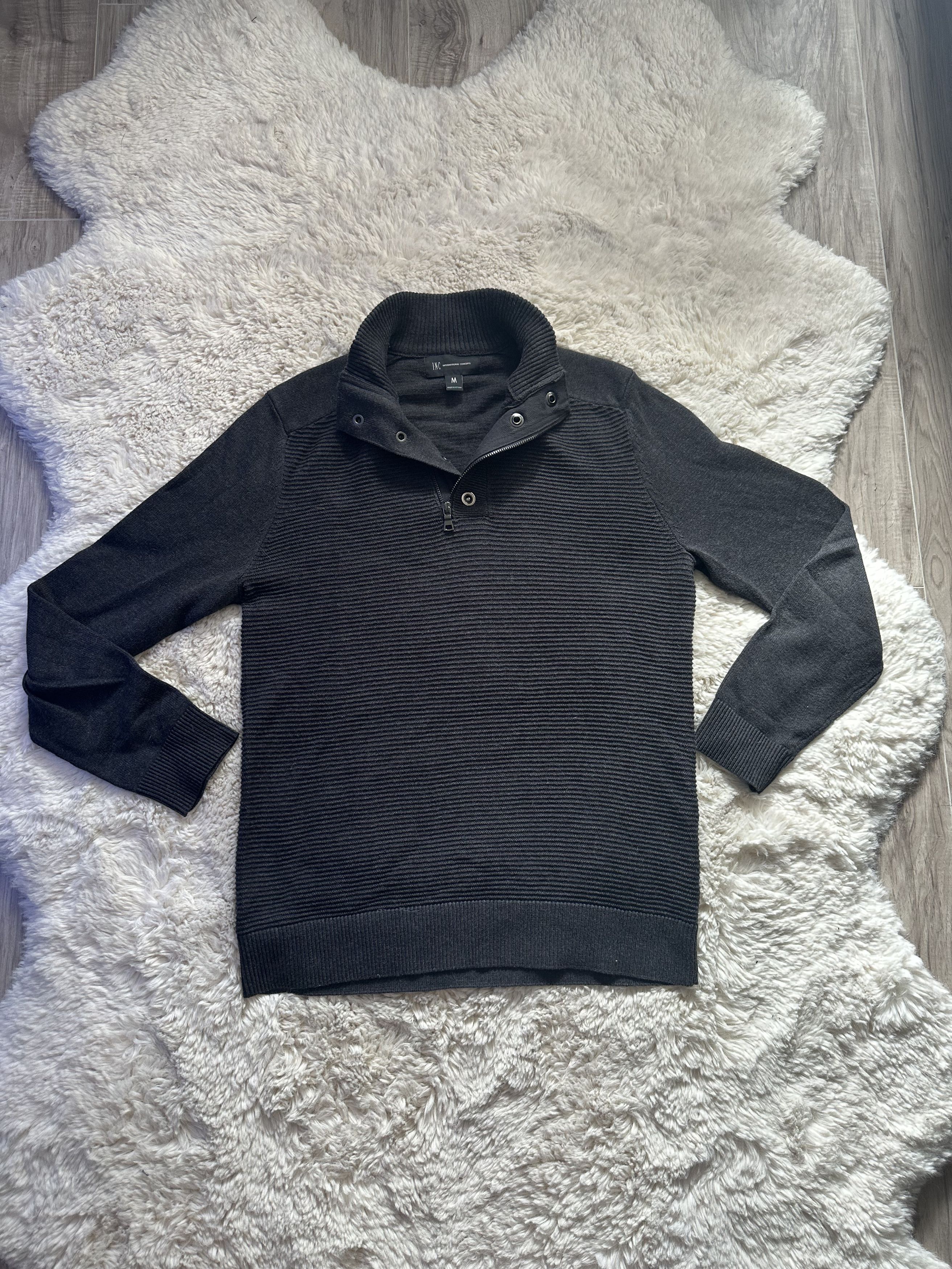I.N.C INC International Concepts black long sleeve sweater Size US M / EU 48-50 / 2 - 1 Thumbnail