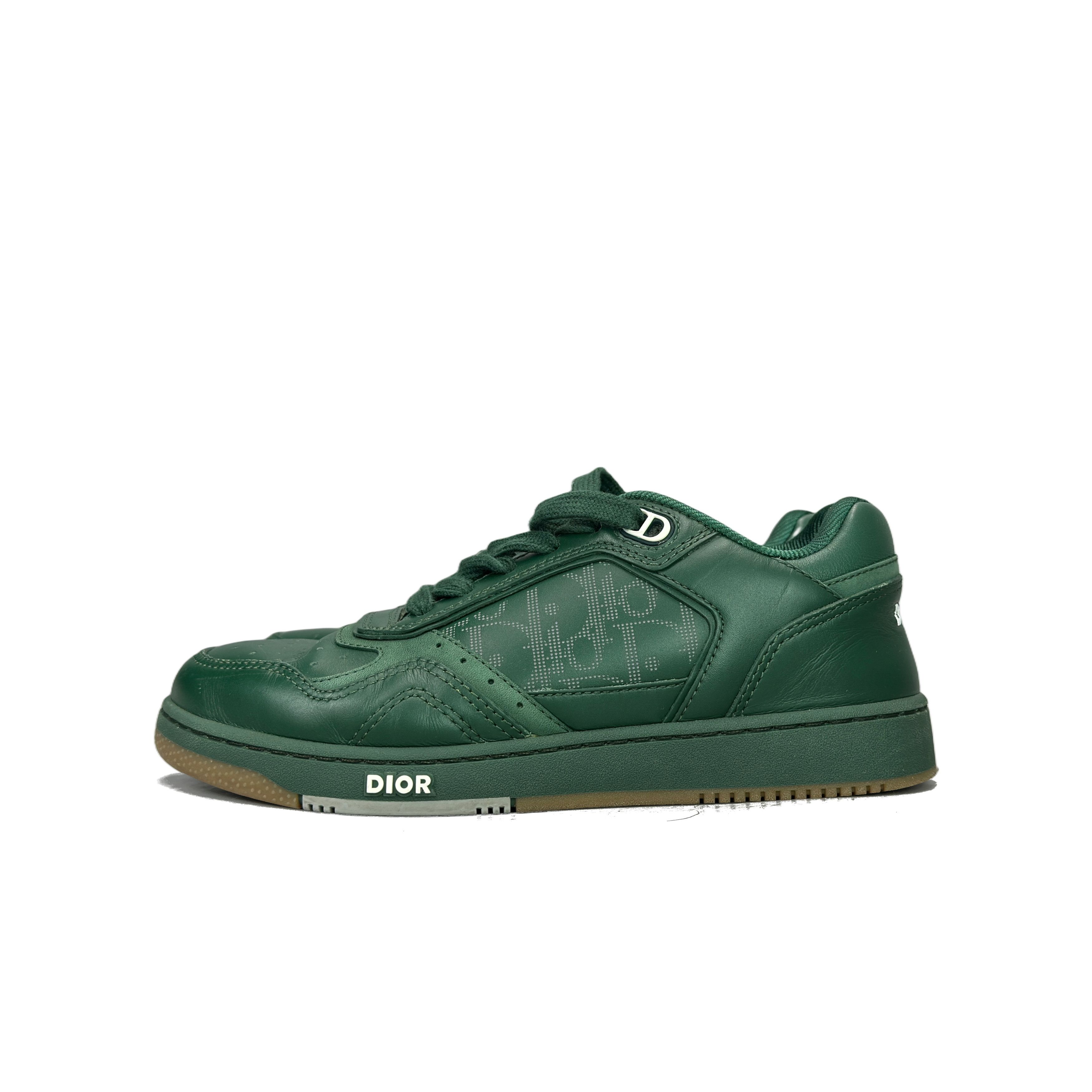Dior Dior B27 Green Low-Top Sneakers Size 37 Size US 5 / EU 37 - 1 Thumbnail
