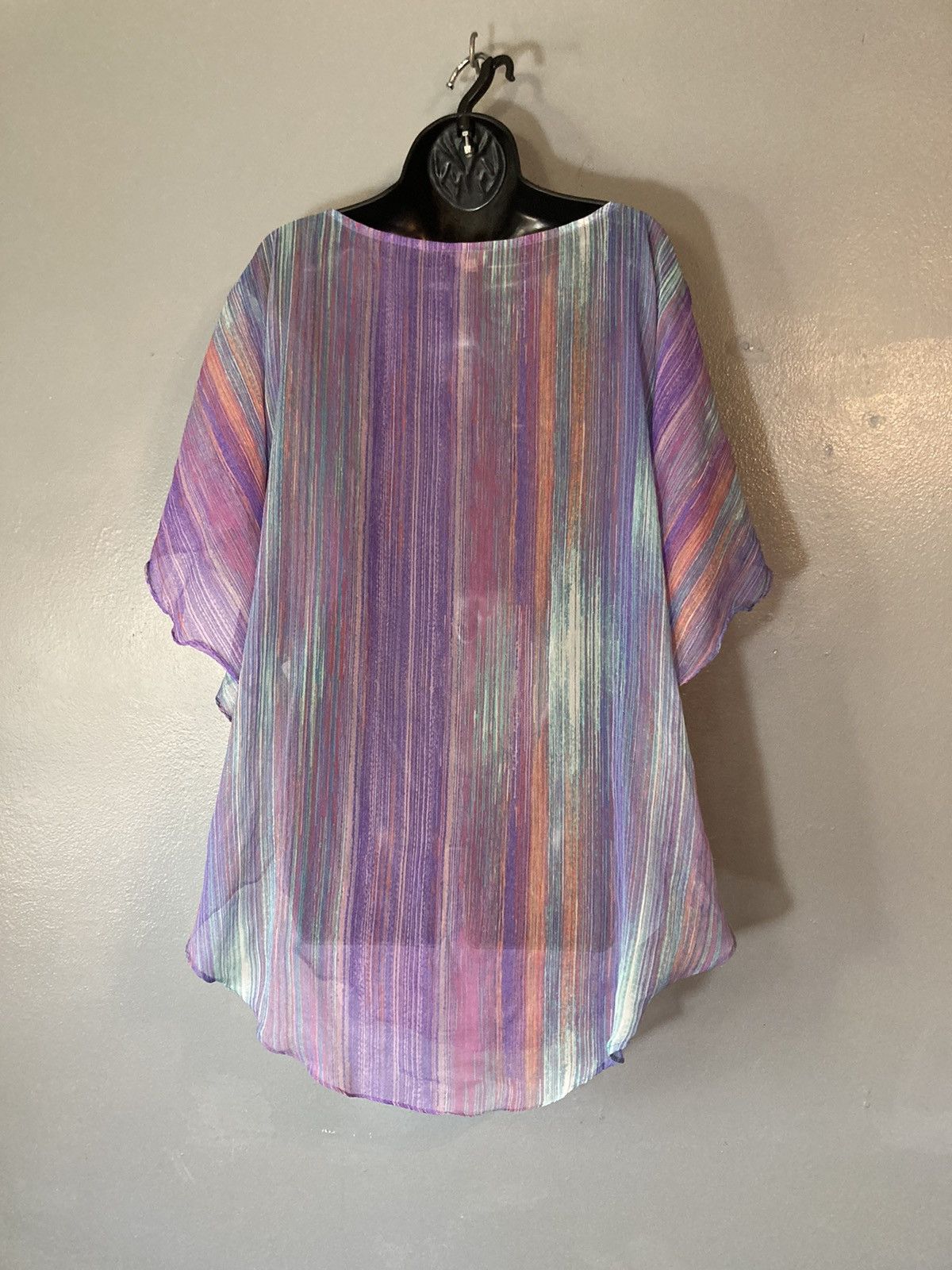 Other Echo colorful sheer poncho blouse cover up Size M / US 6-8 / IT 42-44 - 7 Thumbnail