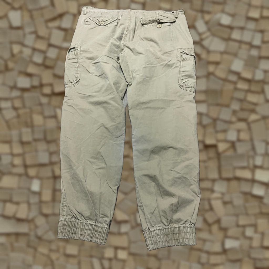 Vintage Hollywood Pants, Men's Size 38, Brown Jogger Pants, Pockets, 5-Pocket Design, Regular Rise, Cotton, Inseam 28, Flat Front, Brand Hollywood, Men, Pants Size US 38 / EU 54 - 1 Thumbnail