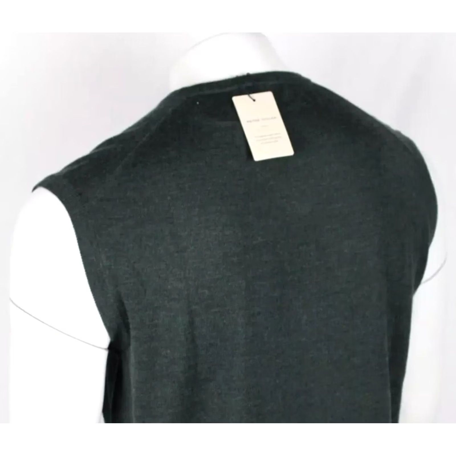 Peter Millar Peter Millar Sweater Vest Men's Large L Merino Wool Autumn Crest V Neck Balsam Size US L / EU 52-54 / 3 - 5 Thumbnail