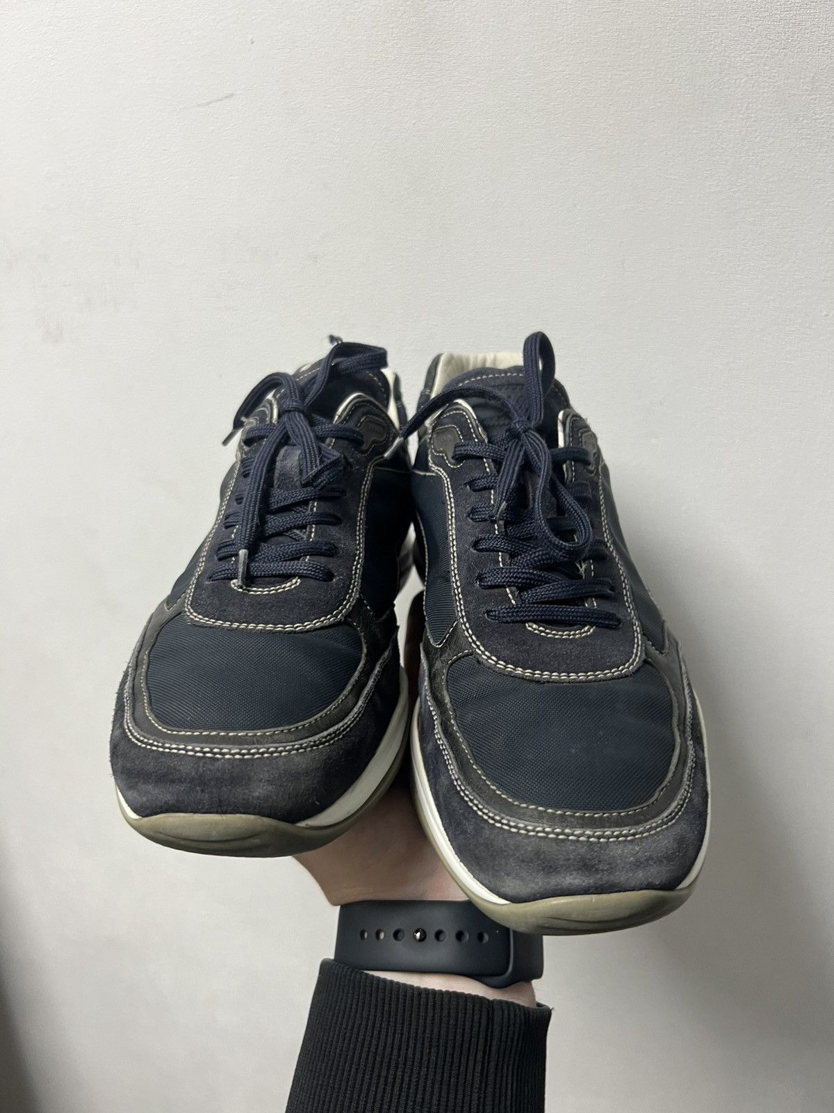 Prada Vintage Prada Blue American Cup Luxury Sneakers Size US 9 / EU 42 - 5 Thumbnail