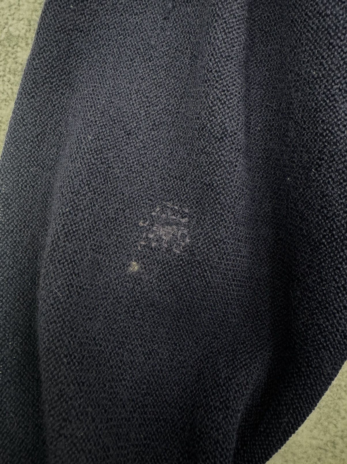 Lacoste Lacoste Men Vintage V-Neck Button Cardigan Navy Blue Casual Size US L / EU 52-54 / 3 - 4 Thumbnail