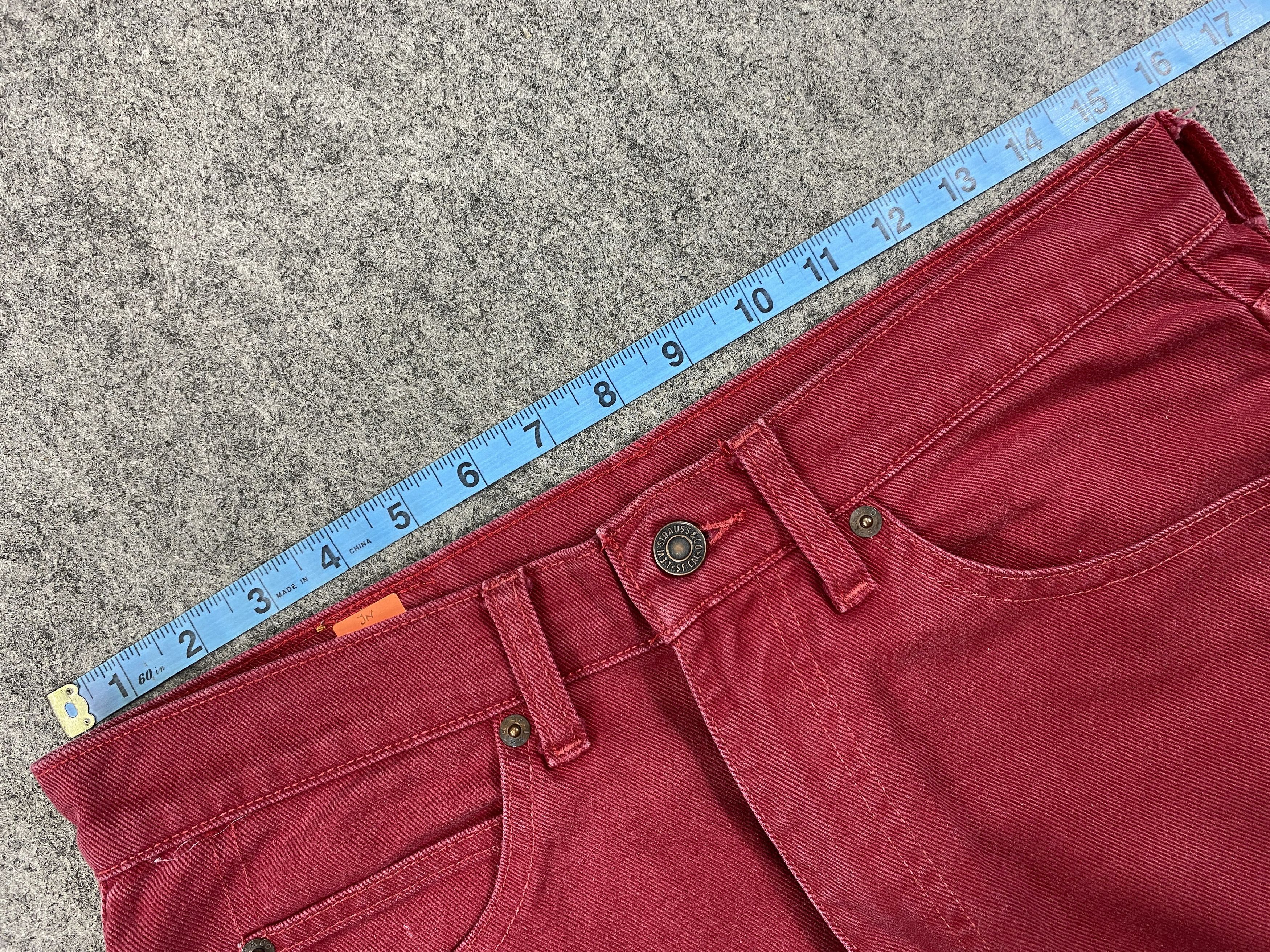 Levi's Red Vintage Levi's 517 Flare Bootcut 31x27 Denim -JN2424 Size US 31 - 5 Thumbnail