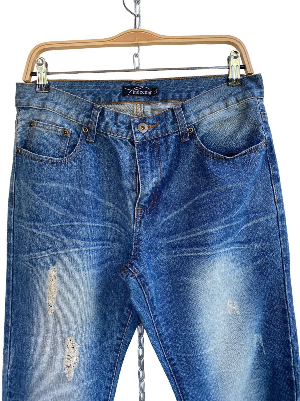 Hysteric Glamour × Japanese Brand Indecent Flare Jeans Size US 32 / EU 48 - 2 Thumbnail