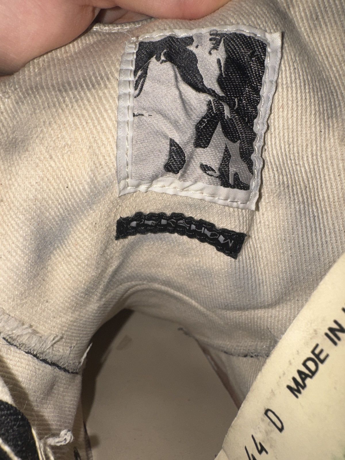 Rick Owens Drkshdw Rick Owens DRKSHDW Jumbo Lace Ramones Size US 11 / EU 44 - 7 Thumbnail