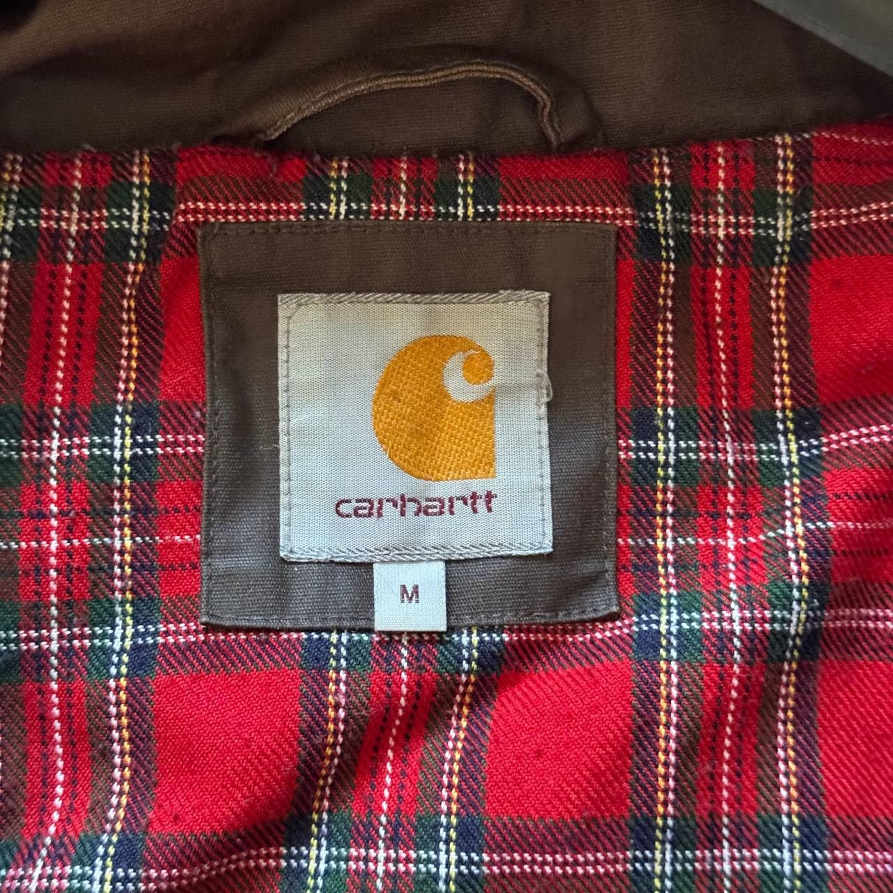 Carhartt Carhartt Waxed Brown Canadian Outdoor Tartan Parka Jacket Size US M / EU 48-50 / 2 - 9 Thumbnail