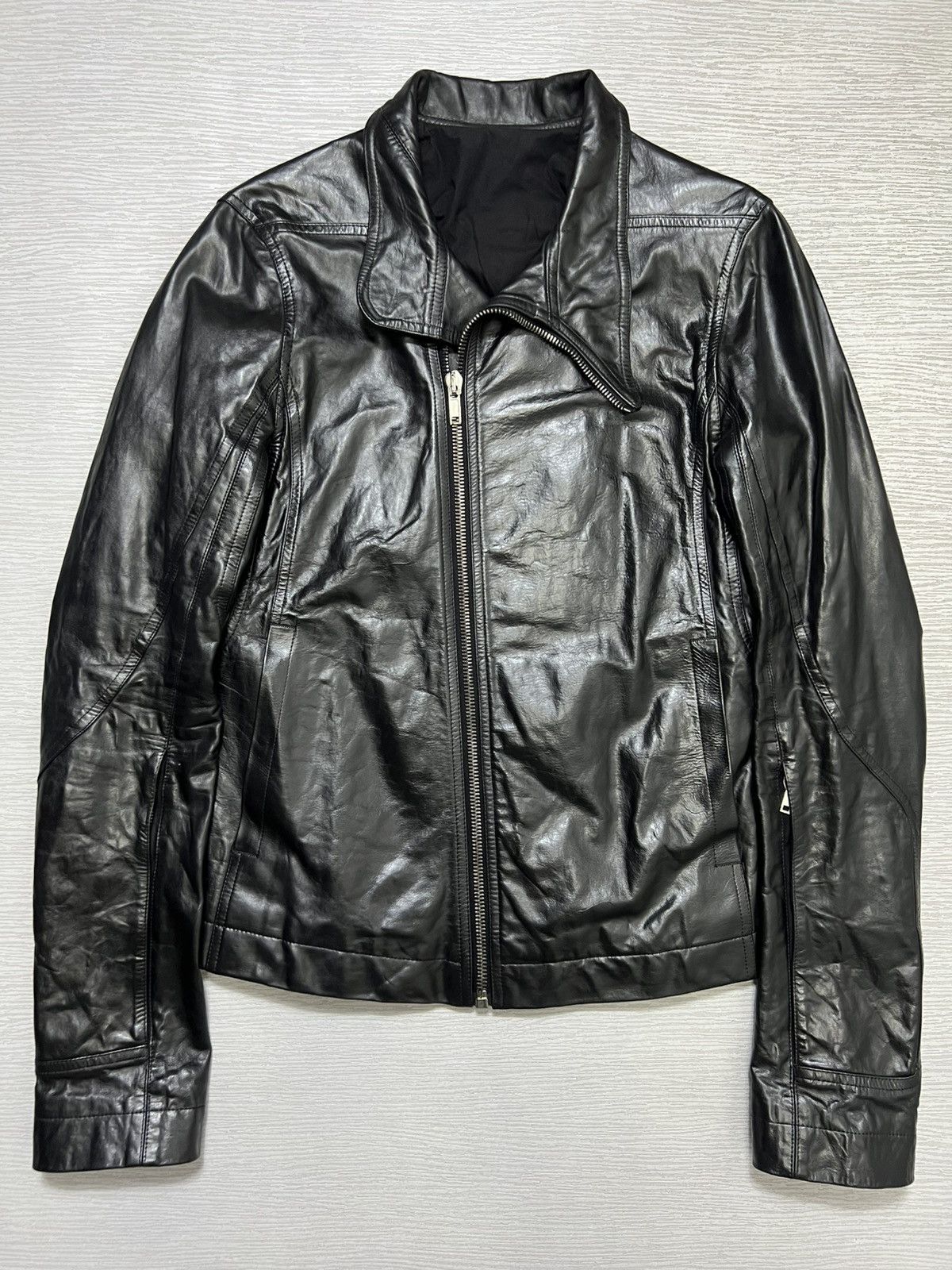 Rick Owens - F/W 17' - Mollino Biker Leather Jacket