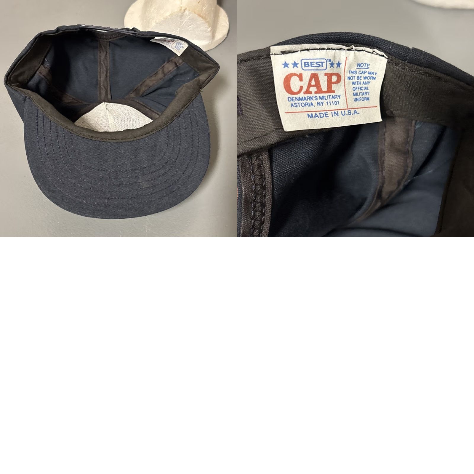 Vintage VINTAGE Air force Flat Cap Hat USAF Embroidered Blue NWT USA Made Men One Size USA USA Theme Cap Mens Blue Embroidered Flat Brim Hat Size ONE SIZE - 8 Thumbnail