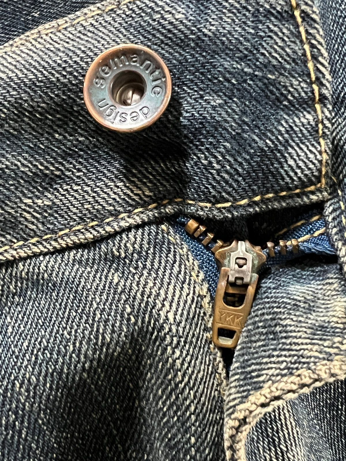 semanticdesign Semantic Design Multi Zipper Flare Denim Size US 34 / EU 50 - 11 Thumbnail