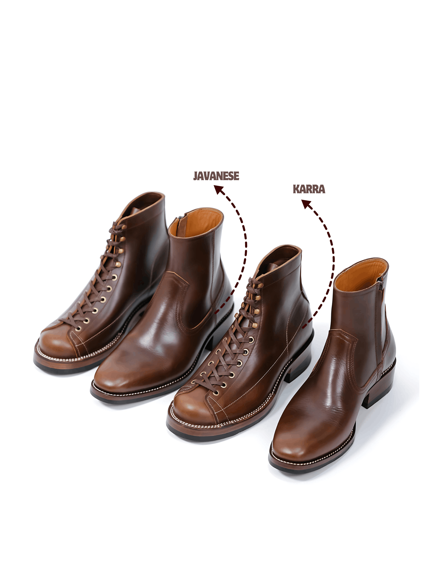 Other Javanesecore Boots Custom Horween Leather USA Size US 9 / EU 42 - 1 Thumbnail
