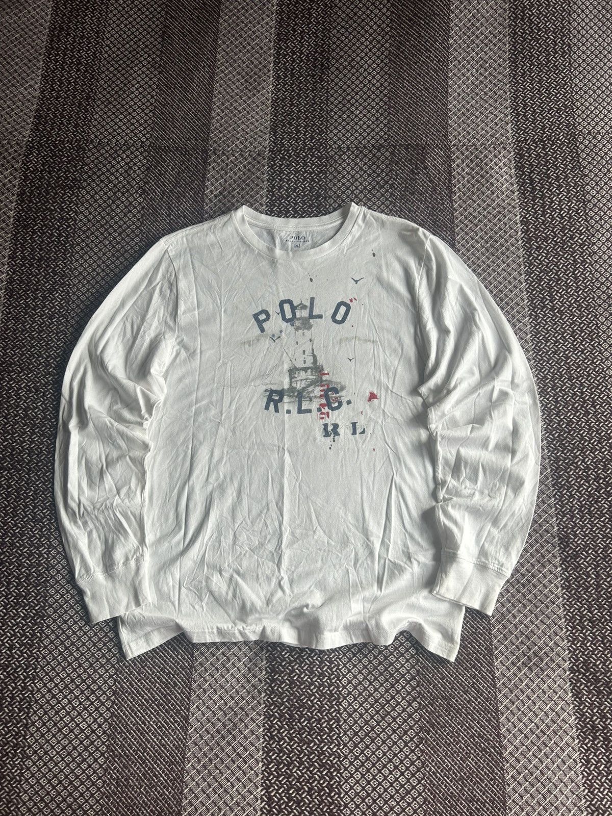 Polo Ralph Lauren Polo Ralph Lauren Long Sleeve T-shirt Streetwear Style Sz XL Size US XL / EU 56 / 4 - 1 Thumbnail