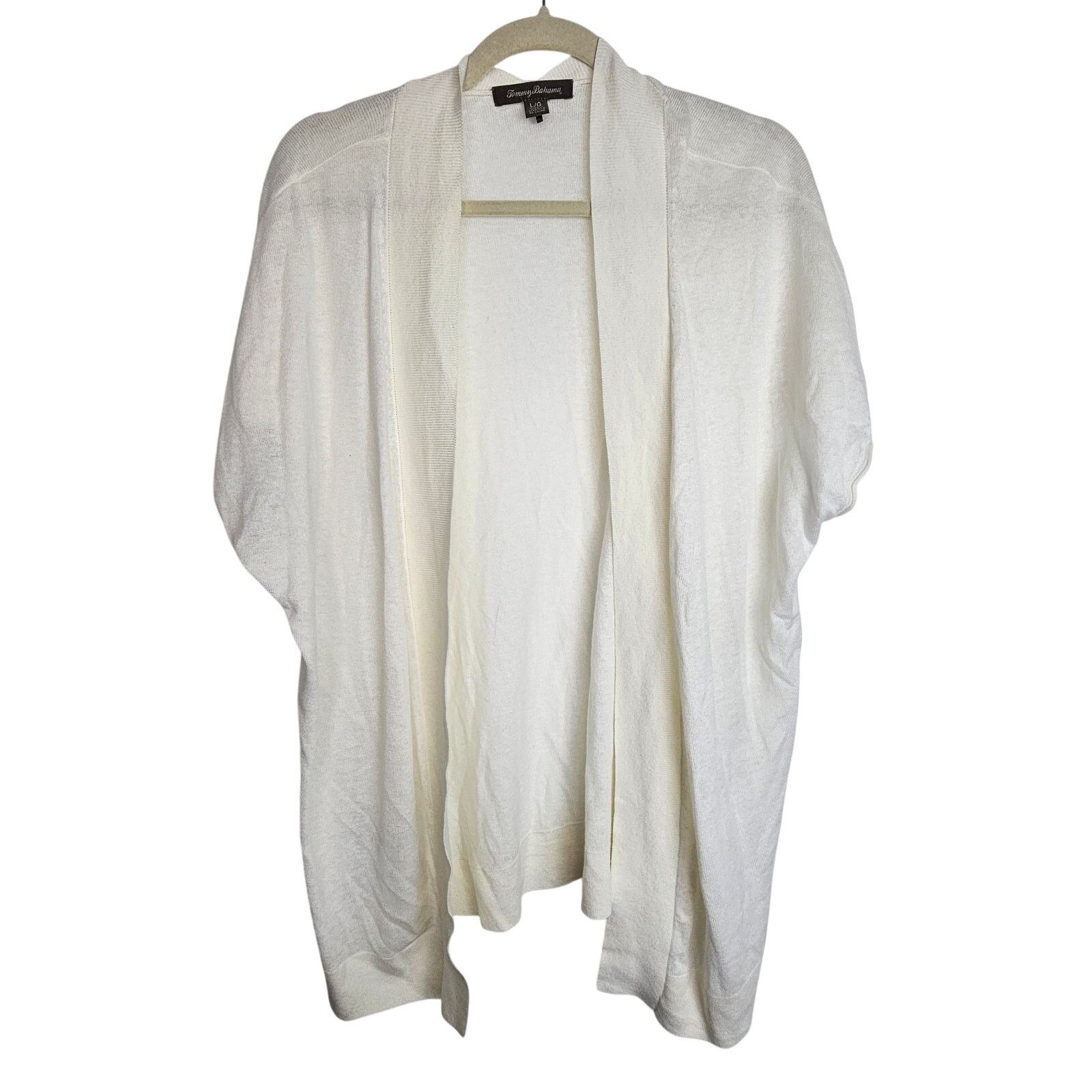 Tommy Bahama Tommy Bahama Womens Linen Cotton Cardigan Sweater L Coastal Size L / US 10 / IT 46 - 1 Thumbnail