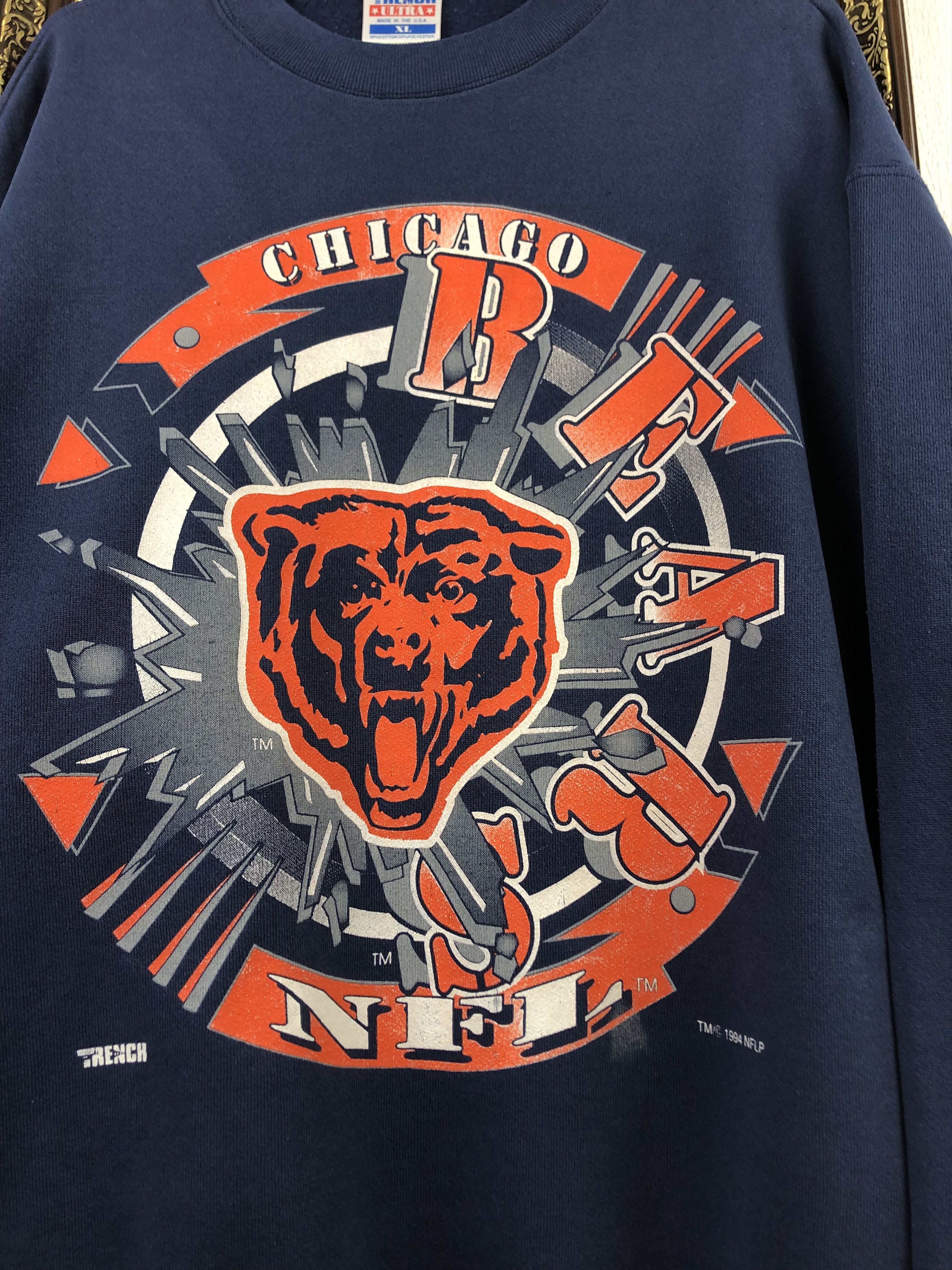 Vintage Vintage 90s Chicago Bears Graphic Crewneck Sweatshirt Rare Size US XL / EU 56 / 4 - 5 Thumbnail
