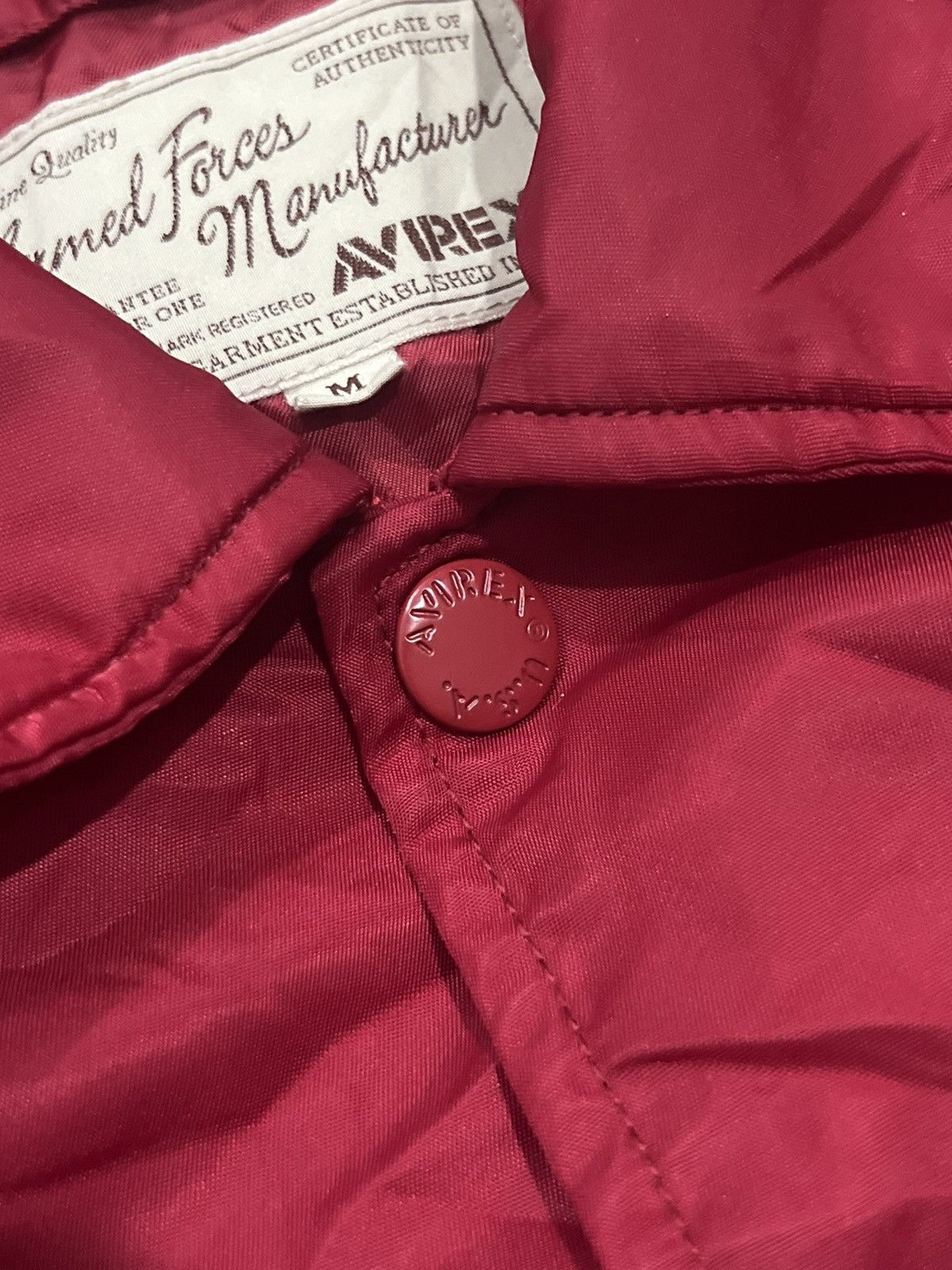 Avirex × Vintage Rare! Avirex Varsity Logo Patch Coach Jacket Size US M / EU 48-50 / 2 - 5 Thumbnail