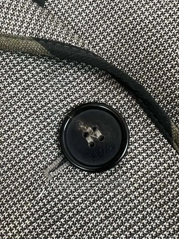 Fendi Fendi Gray Wool Women's Jacket . Size S / US 4 / IT 40 - 3 Thumbnail