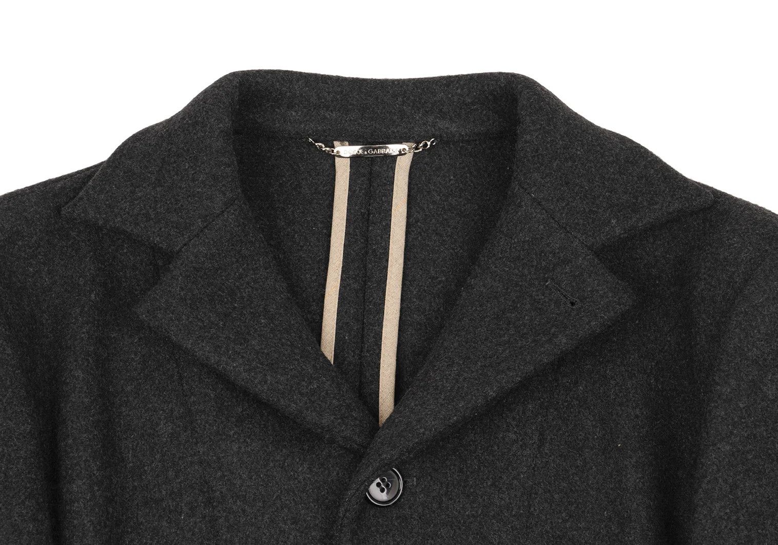 Dolce & Gabbana Wool Blend Patch Pocket Jacket Charcoal Size 48 Size US M / EU 48-50 / 2 - 3 Thumbnail