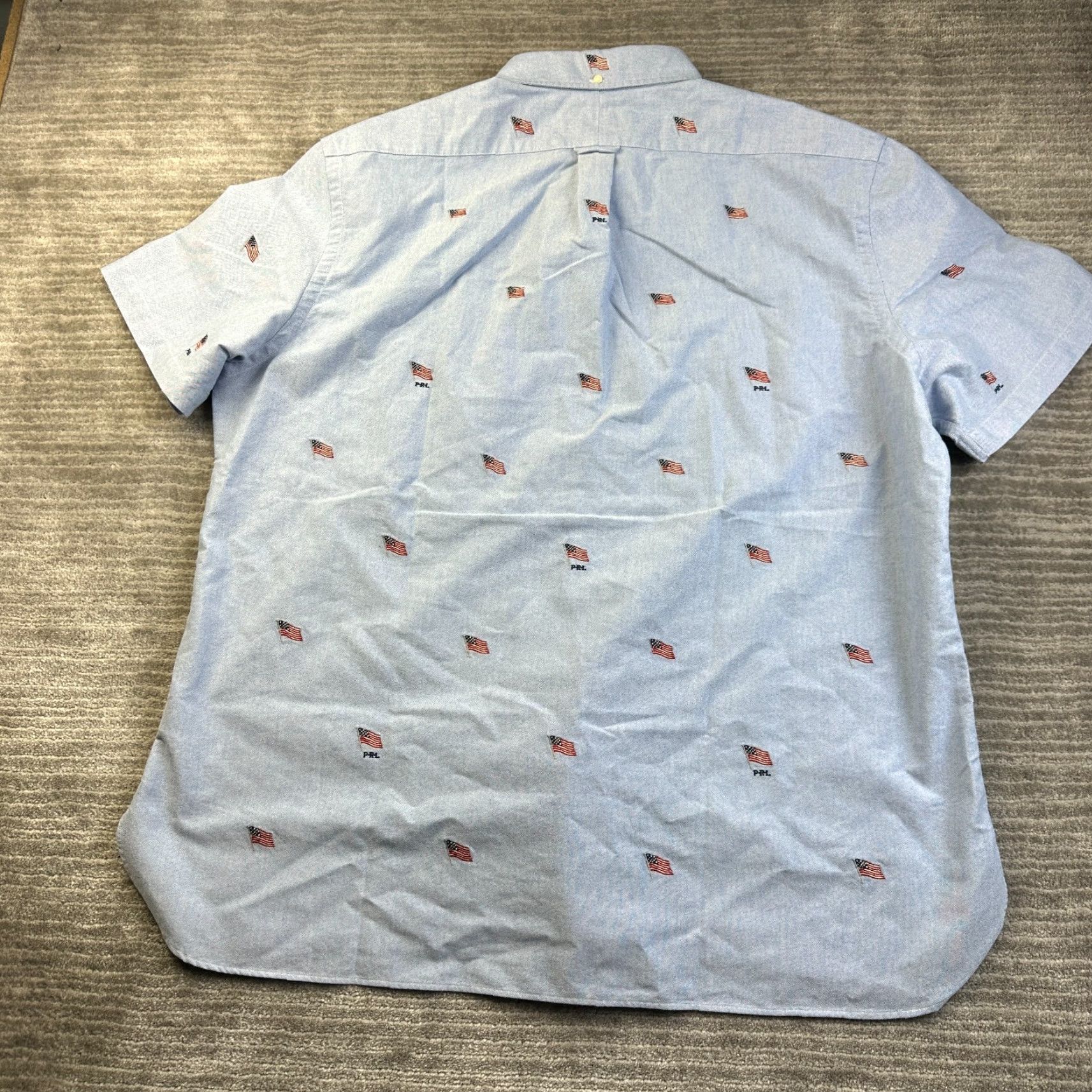 Ralph Lauren NEW Ralph Lauren Shirt Mens 2XL Blue American Flag All Over Print Size US XXL / EU 58 / 5 - 3 Thumbnail
