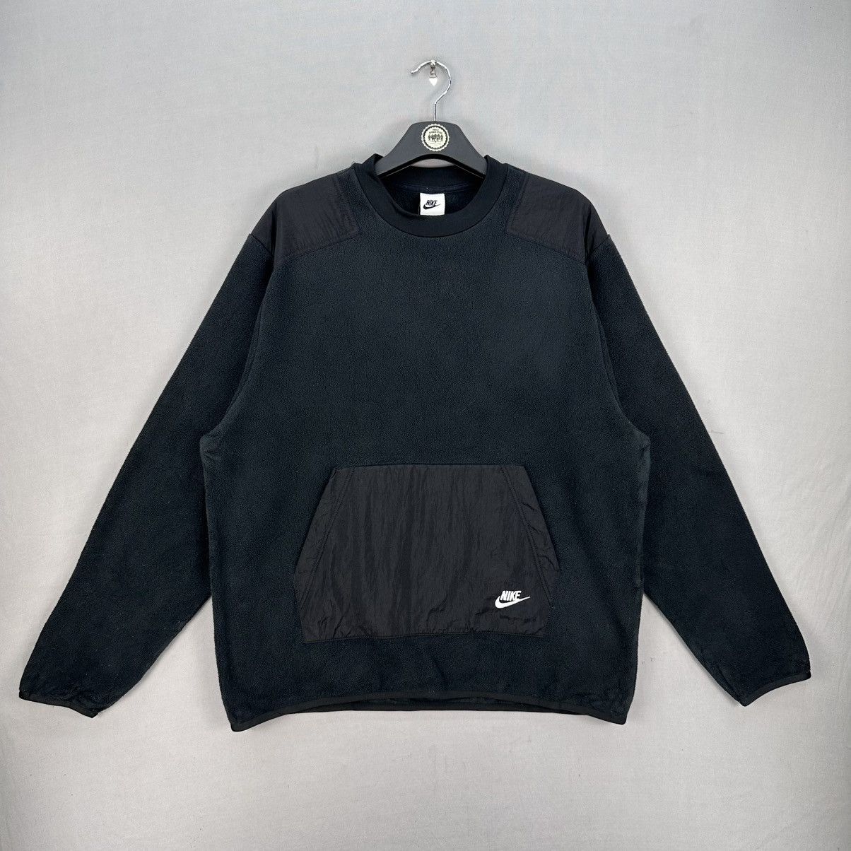 Nike Embroidered Logo Fleece Pullover Sweater