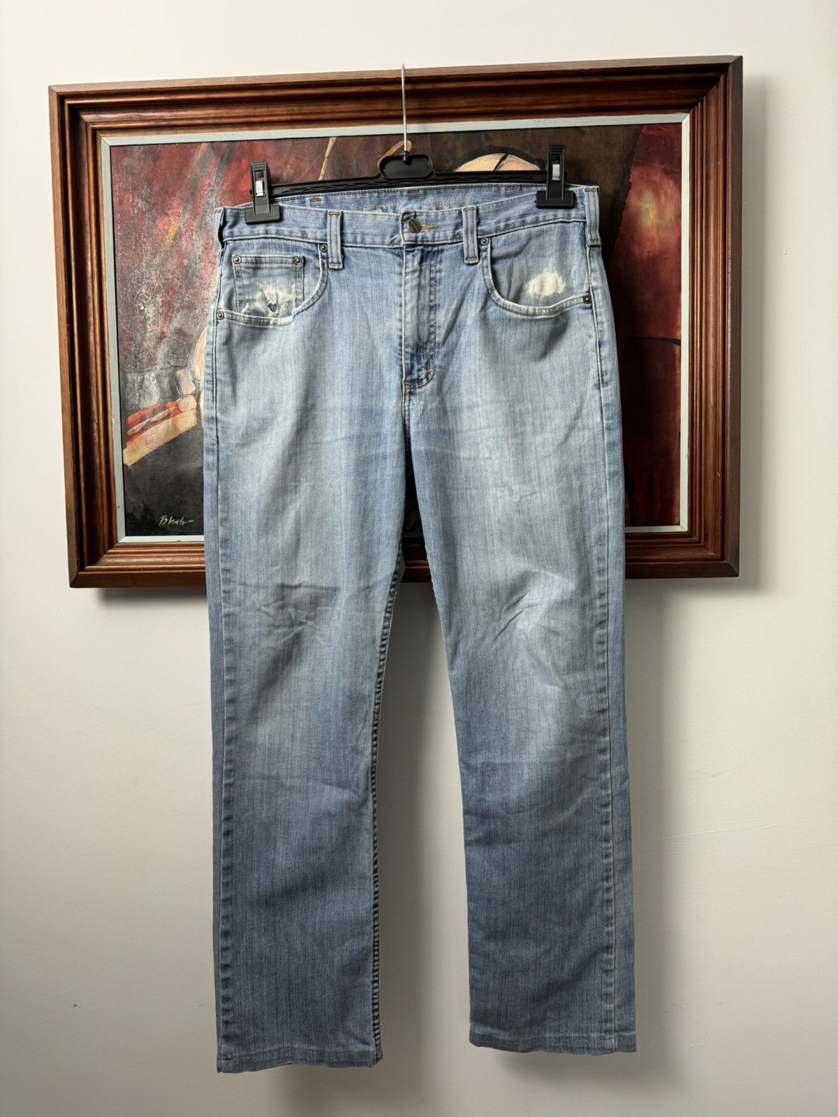 Carhartt Carhartt Denim Pant Jeans Vintage Y2k Straight Leg Size US 33 - 1 Thumbnail