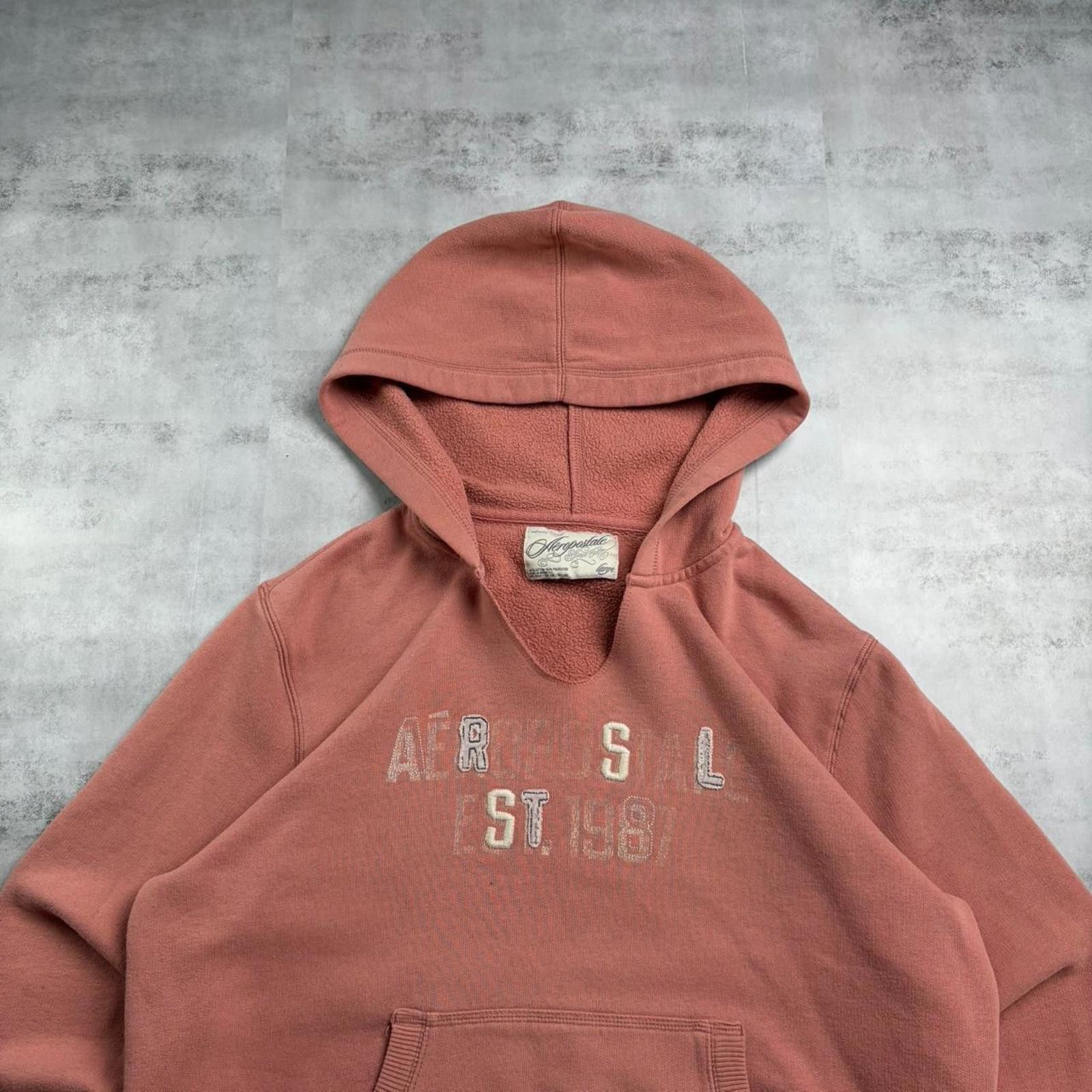 Aeropostale Y2K Pink Aeropostale Grunge Distressed Hoodie Size US L / EU 52-54 / 3 - 3 Thumbnail