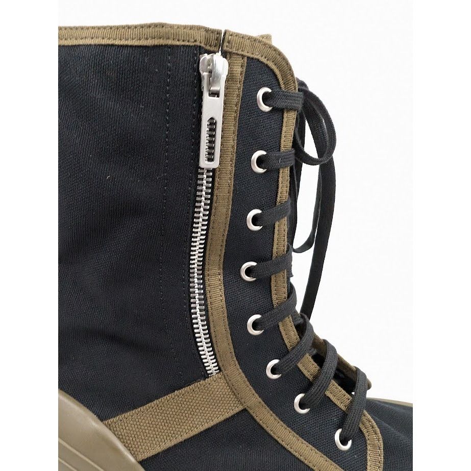 Bottega Veneta o1rshd1 Canvas Fabric Boots in Black Size US 9 / EU 42 - 5 Thumbnail
