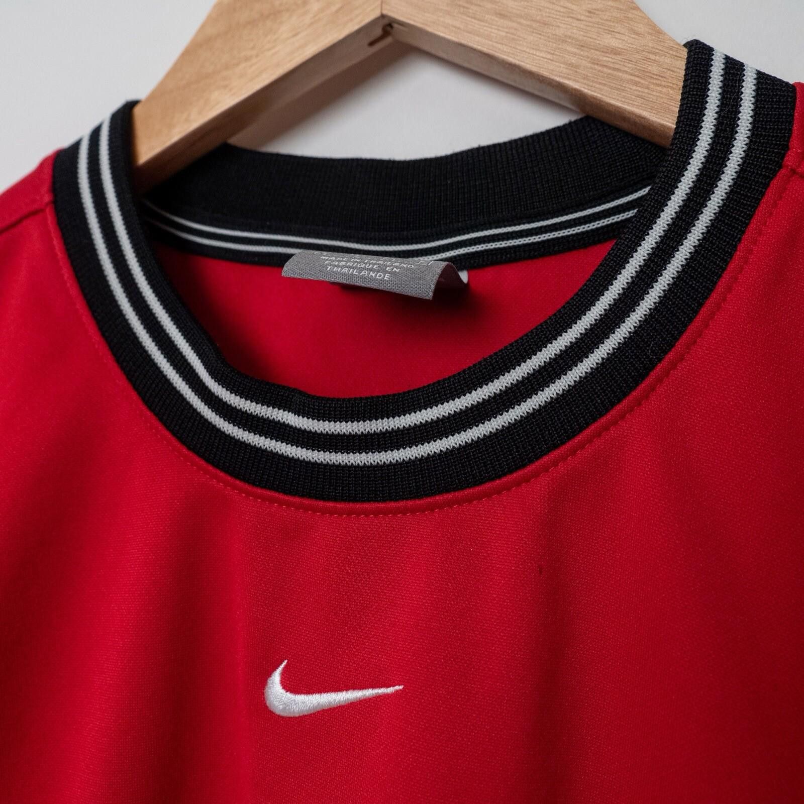 Nike Nike Vintage Red Pullover Windbreaker Long Sleeve Small Size US S / EU 44-46 / 1 - 4 Thumbnail