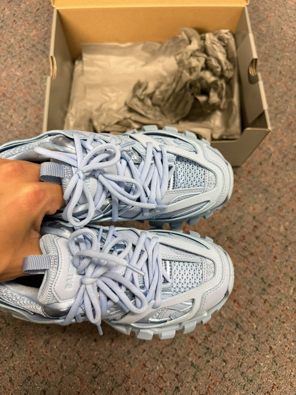Balenciaga Women’s Balenciaga Track Shoes Size US 5 / IT 35 - 4 Thumbnail