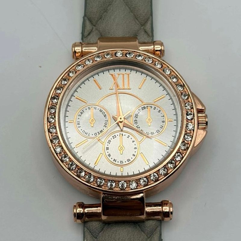 Other Rose Gold & Gray Crystal Watch Size ONE SIZE - 2 Thumbnail